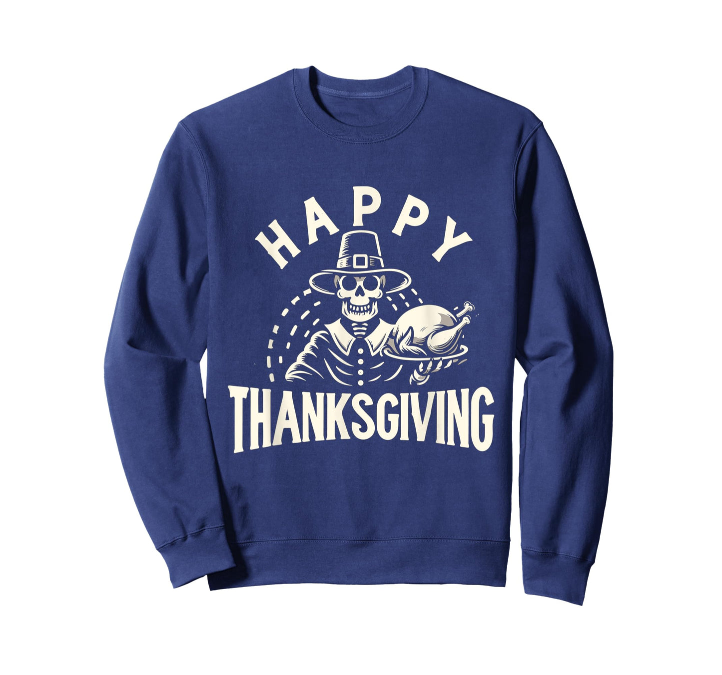 Happy Thanksgiving Skeleton and Turkey T-Shirt