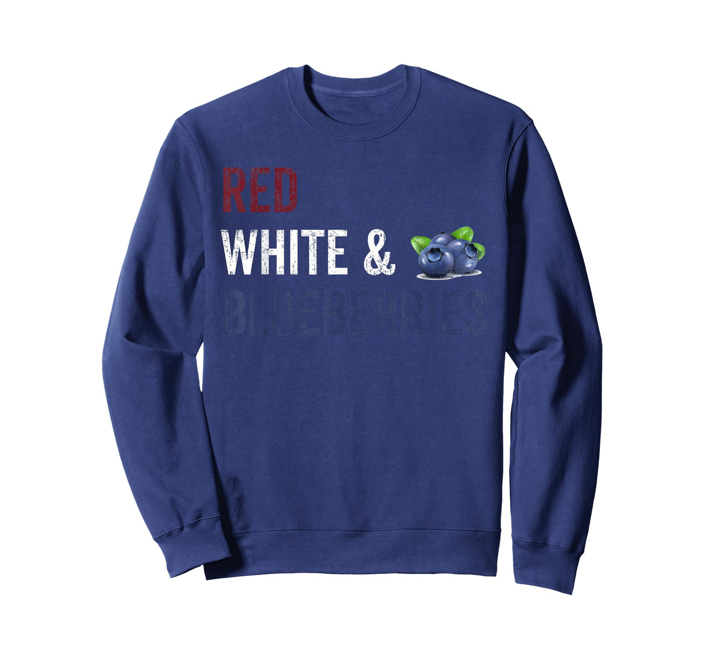 Vintage Funny Red, White and Blueberries Patriot T-Shirt