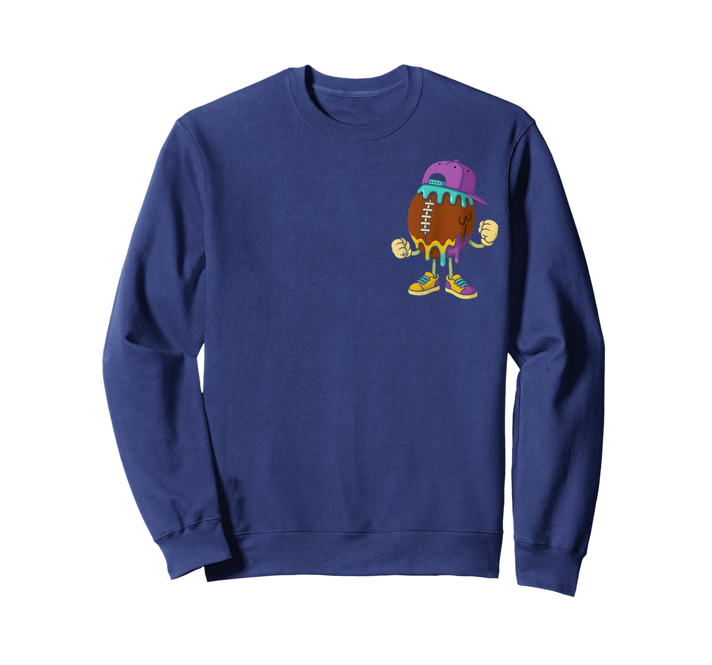 Football Drip Boys Football Ice Cream Youth Game Day T-Shirt