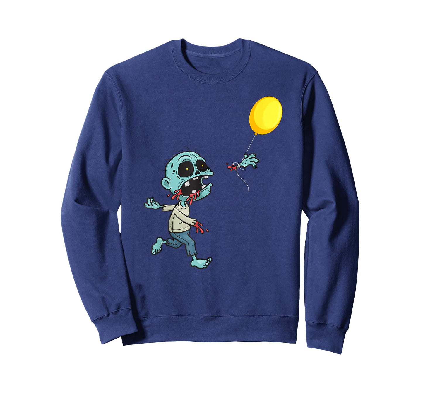 Zombie Birthday Balloon - Funny Cute Zombie Kids & Boys T-Shirt Small