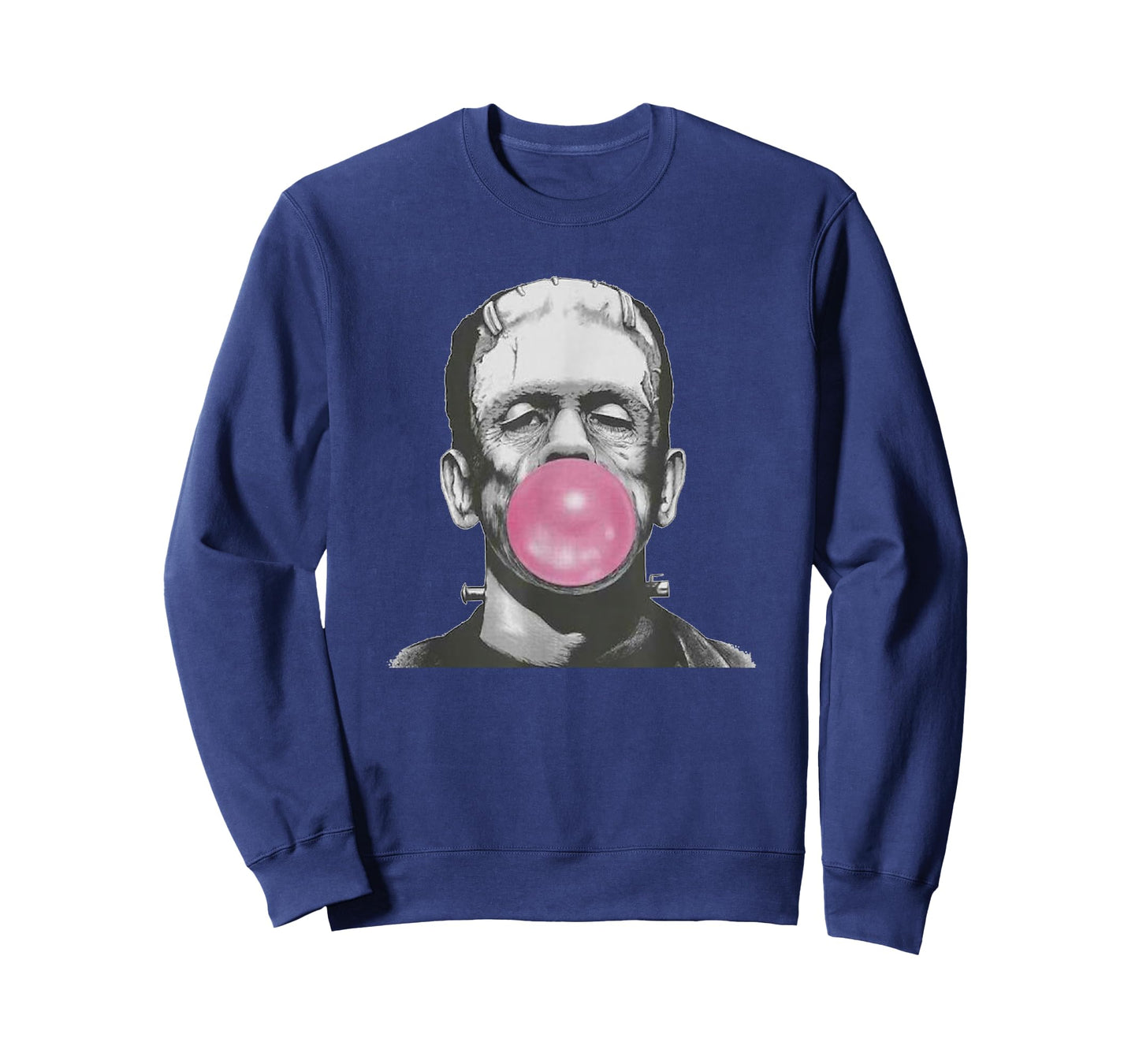 Frankenstein Monster T-Shirt with Pink Bubblegum Bubble T-Shirt