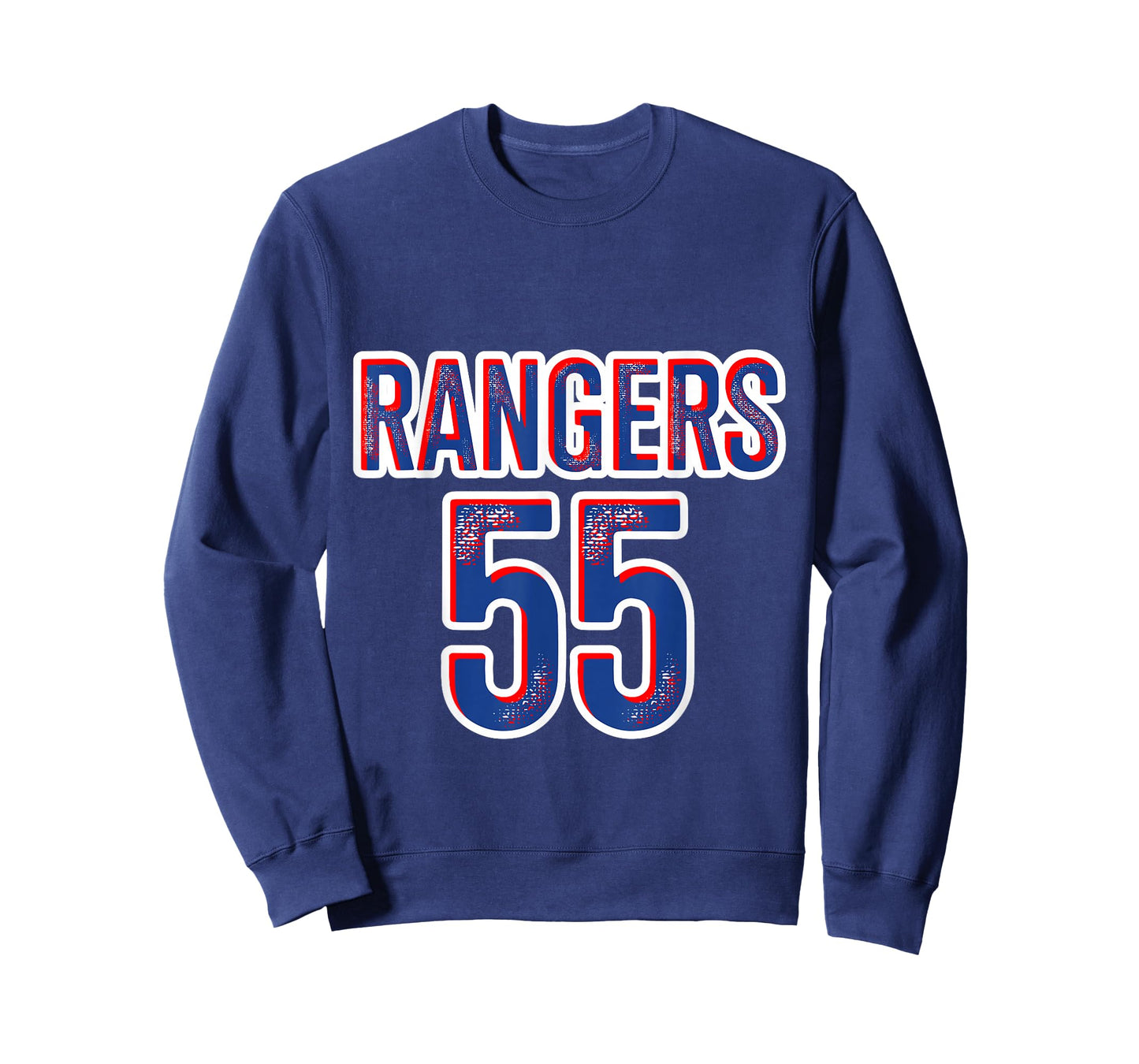 Rangers F.C. RFC 55th Scottish Premiership Winners Champion55 T-Shirt - Black, Unisex-Adults & Kids, Short Sleeve, Classic Fit, Small