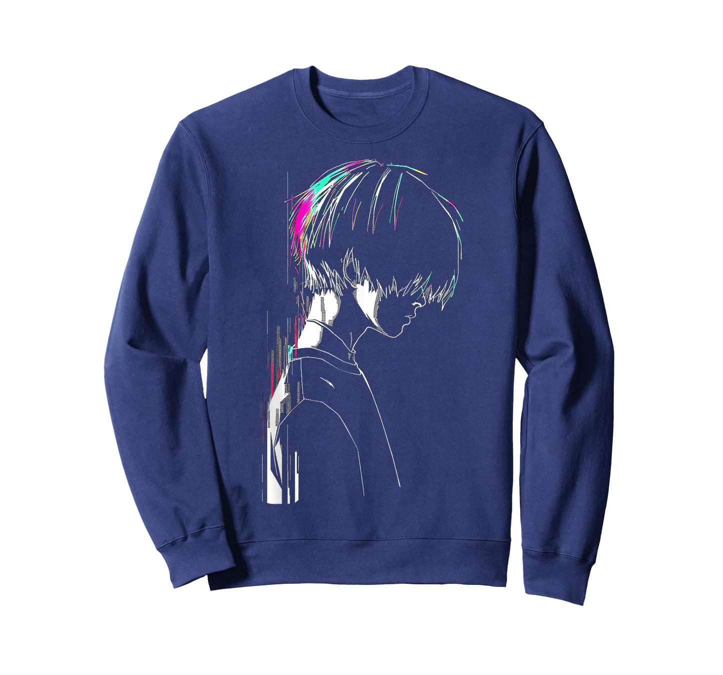 Anime Manga Motif Pixel Illustration Anime T-Shirt