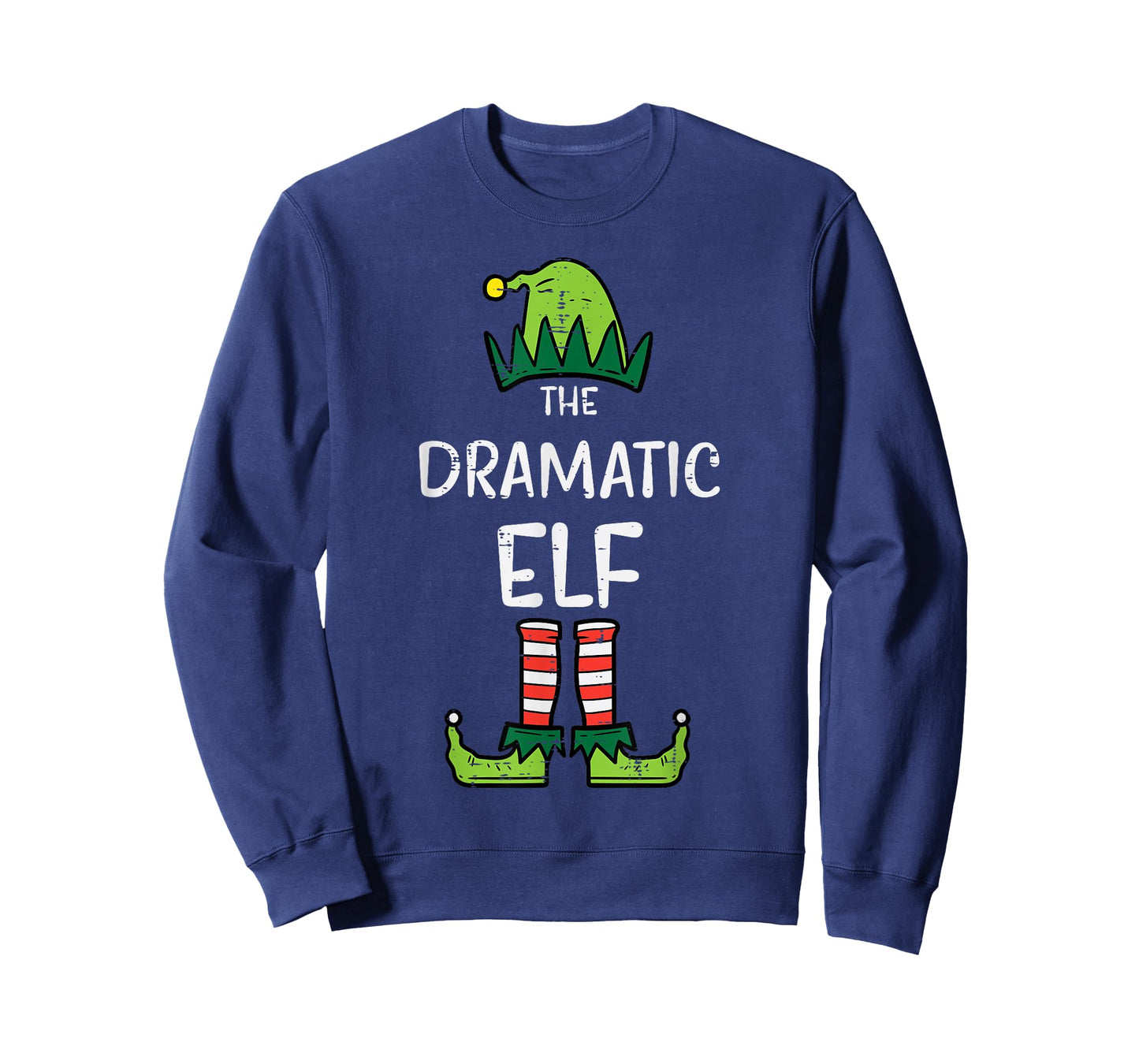 Dramatic Elf Xmas Matching Christmas For Family T-Shirt