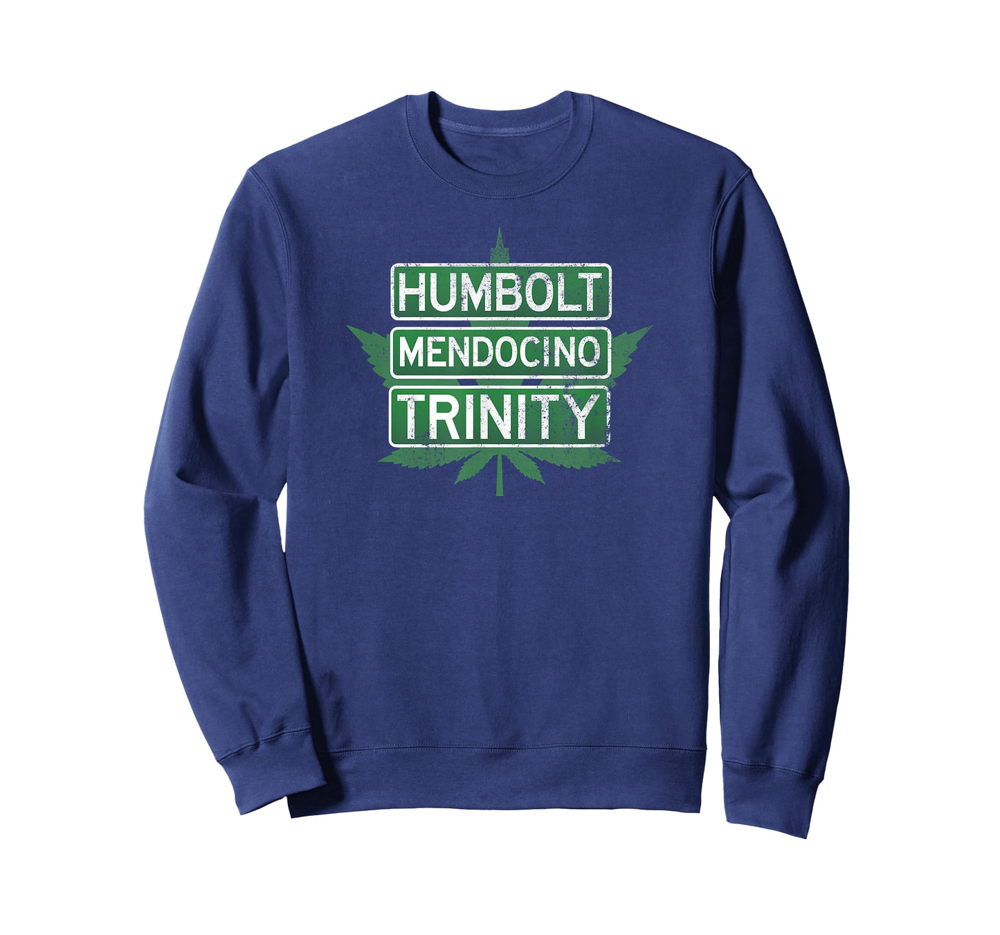Humbolt Mendocino Trinity T-Shirt | Distressed Style T-Shirt T-Shirt