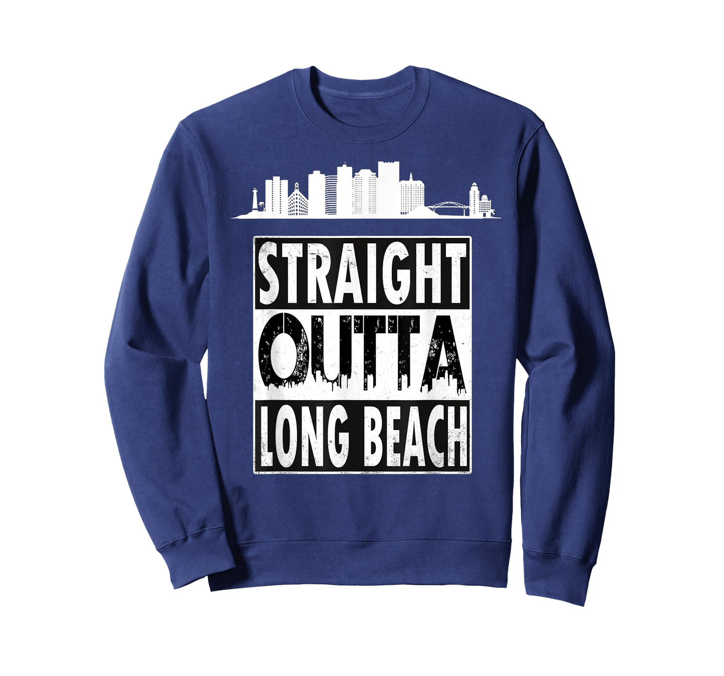 Straight Outta Long Beach Shirt Traveler Gift T-Shirt for Men Women