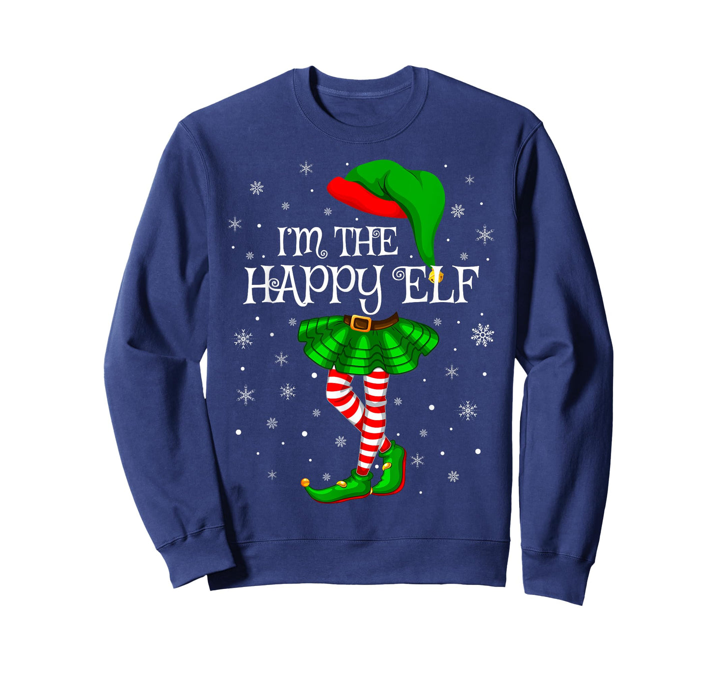 Matching Family Group I'm The Happy Elf Christmas T-Shirt