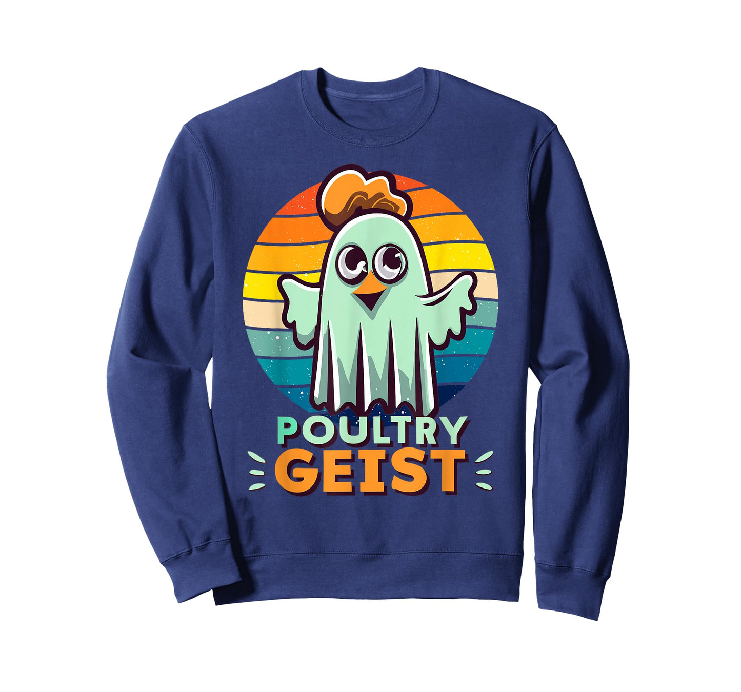Funny Poultry Geist Chicken Ghost T-Shirt