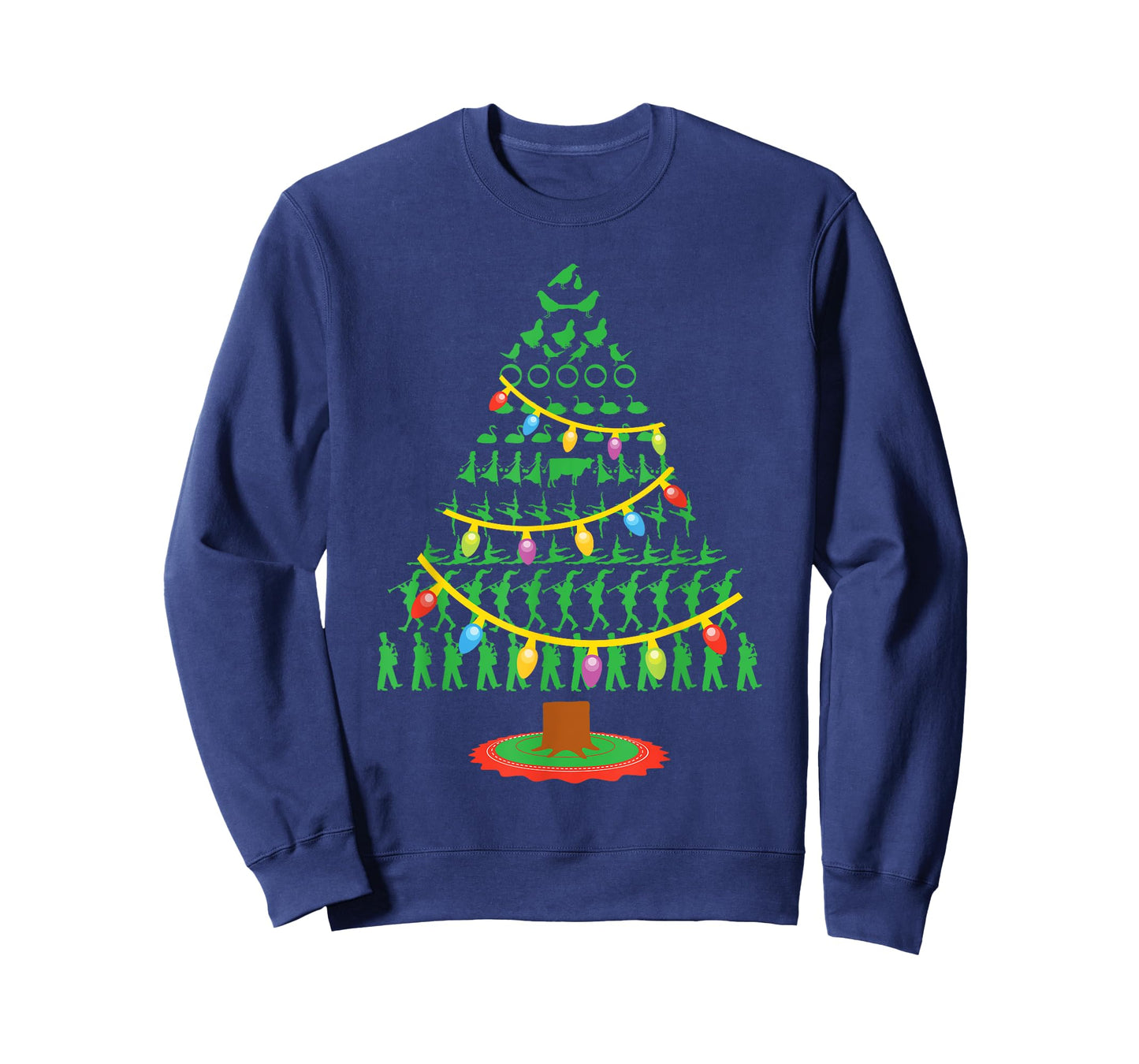 Twelve Days of Christmas Tree T Shirt T-Shirt