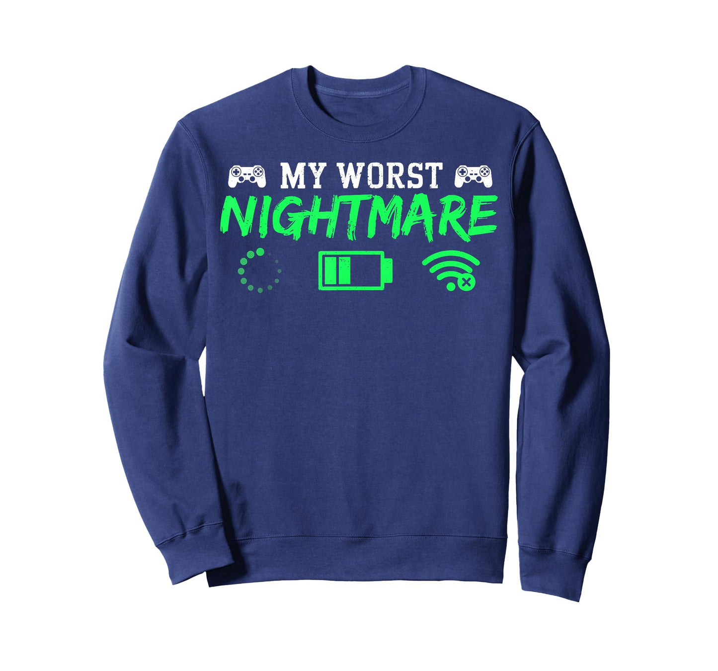 My Worst Nightmare Gamer Funny Gaming Men Teen Boys Kids T-Shirt