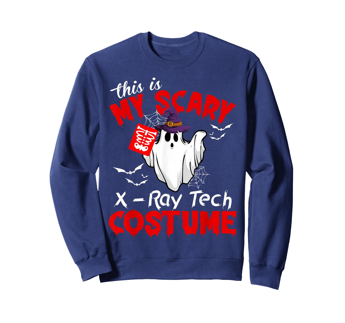 This Is My Scary X-Ray Tech Costume Funny Ghost Halloween T-Shirt
