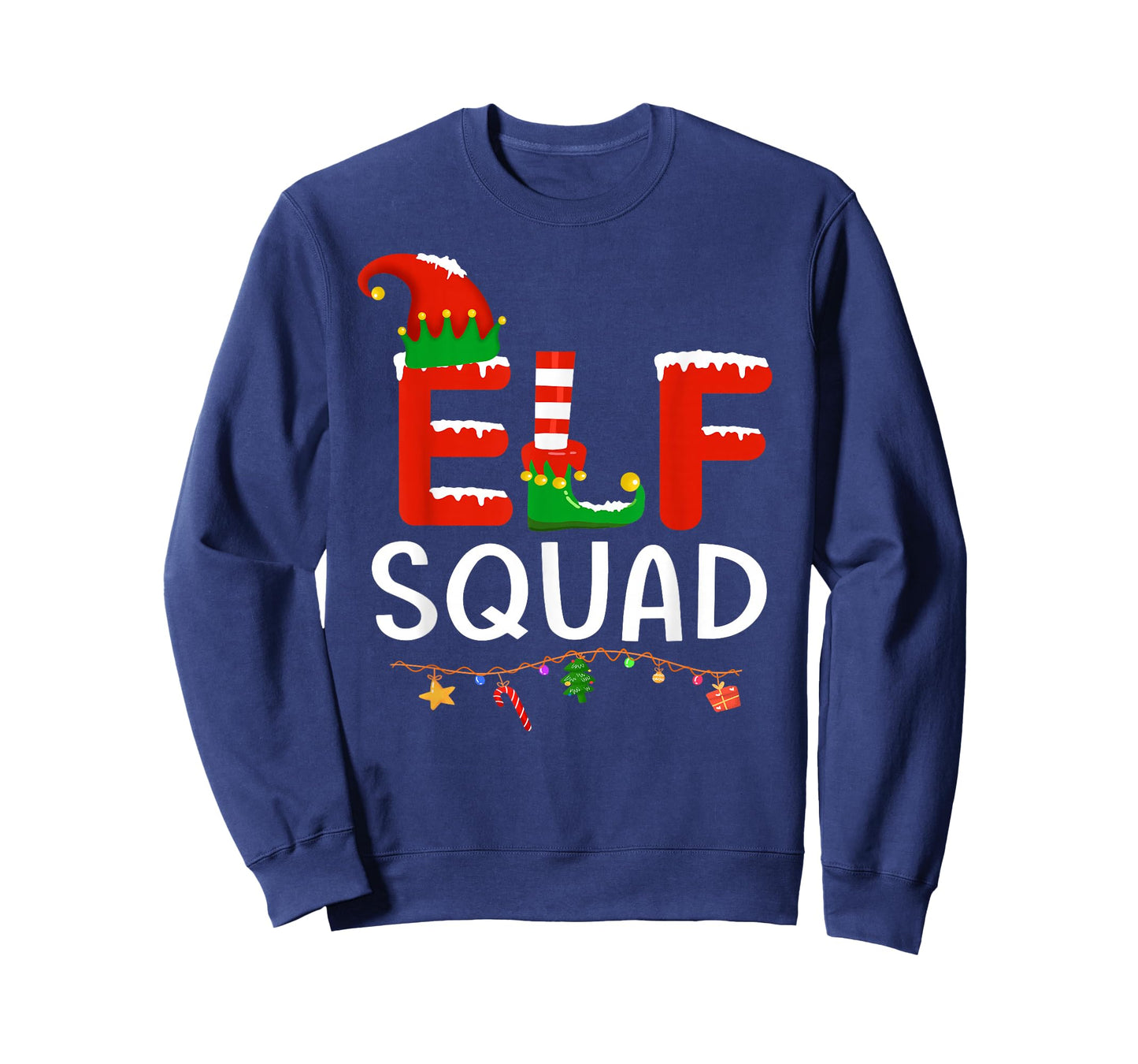 Elf Family Christmas Matching Pajamas Men Women Elf Squad T-Shirt