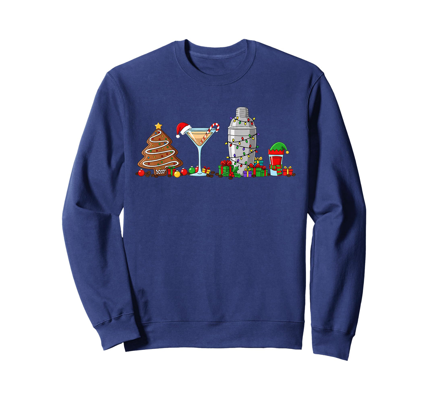 Alcohol & Cocktails Christmas & Shaker Holiday Cheer T-Shirt
