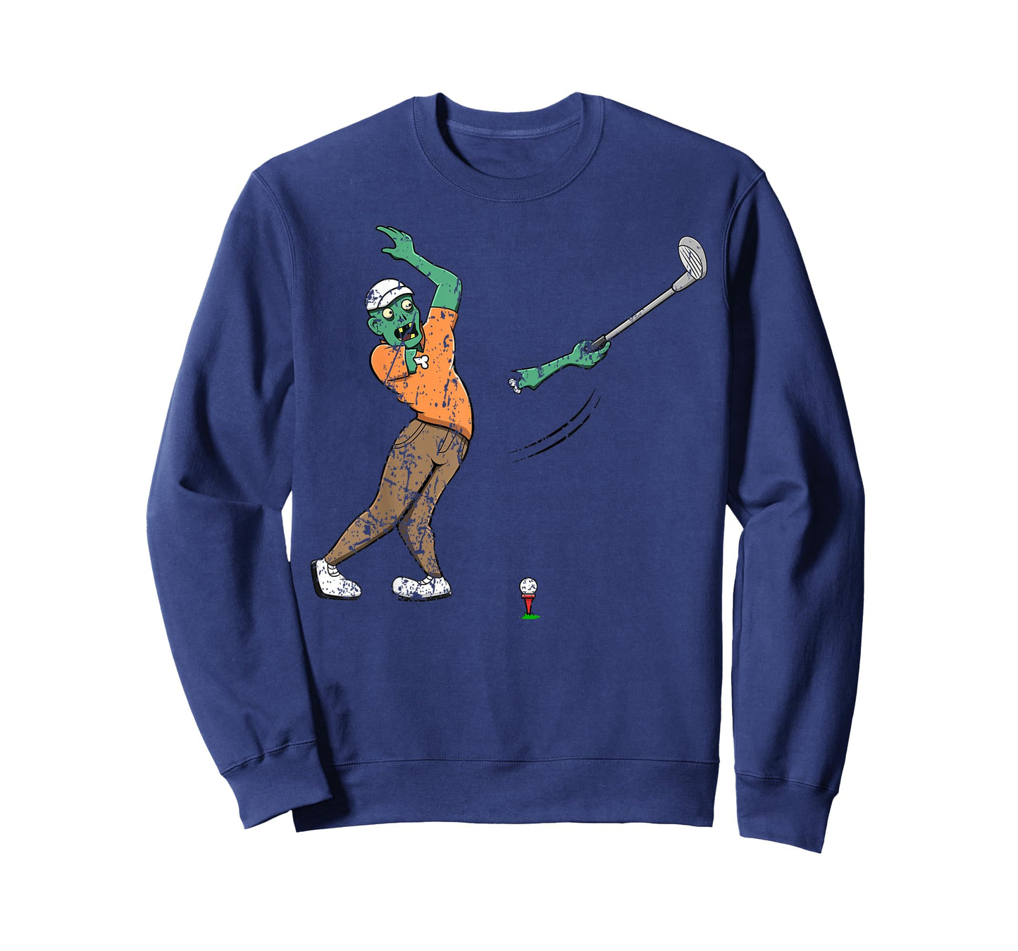 Zombie Golf Player Golfing Halloween Horror Scary Creepy T-Shirt