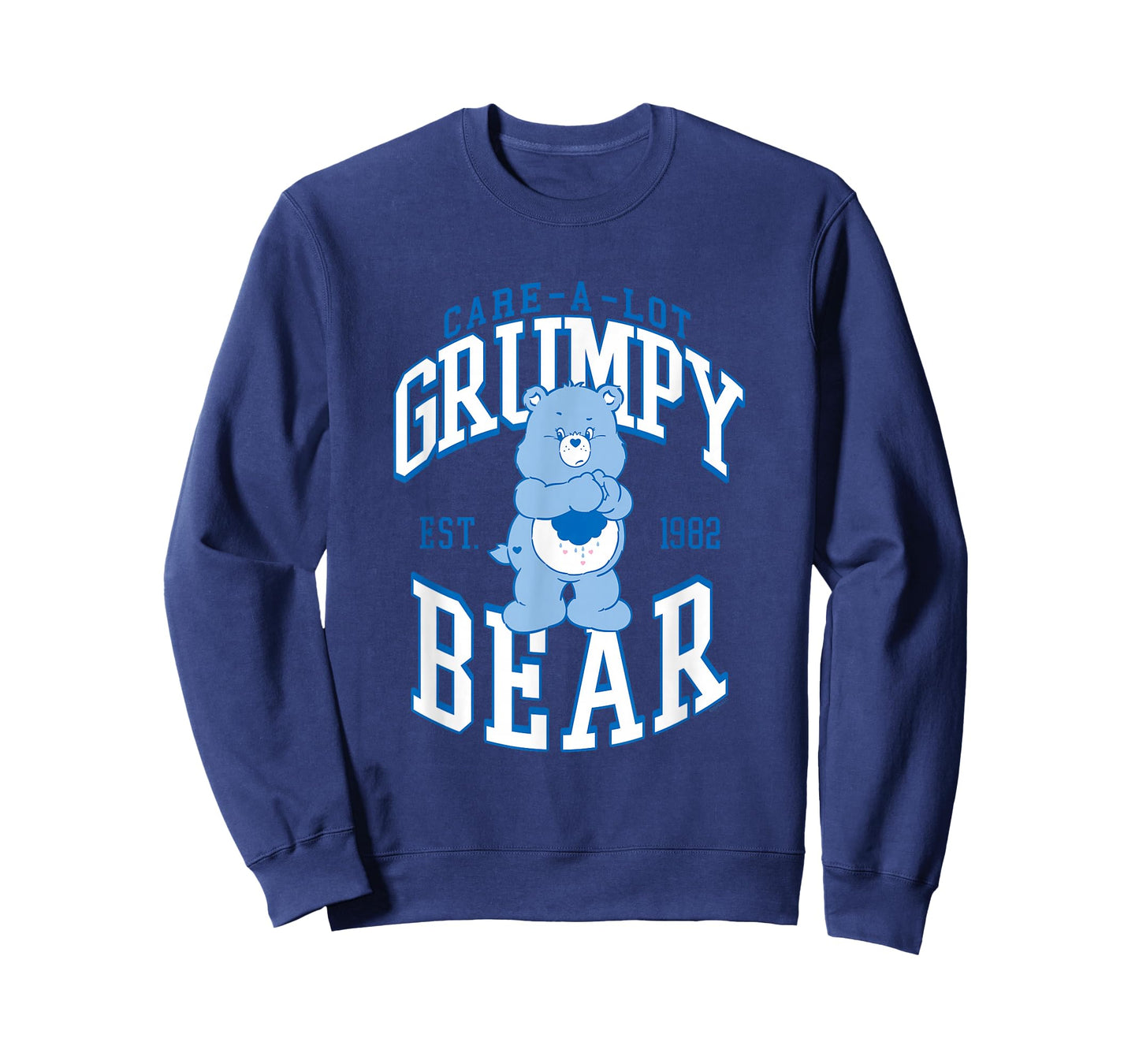 Care Bears Grumpy Bear 1982 Collegiate Letters Cartoon T-Shirt