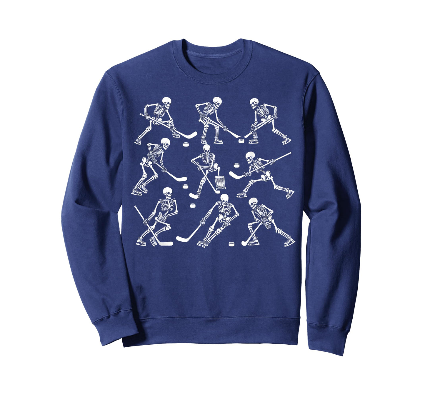 Funny Halloween Hockey Skeletons Play Hockey Boys Kids T-Shirt