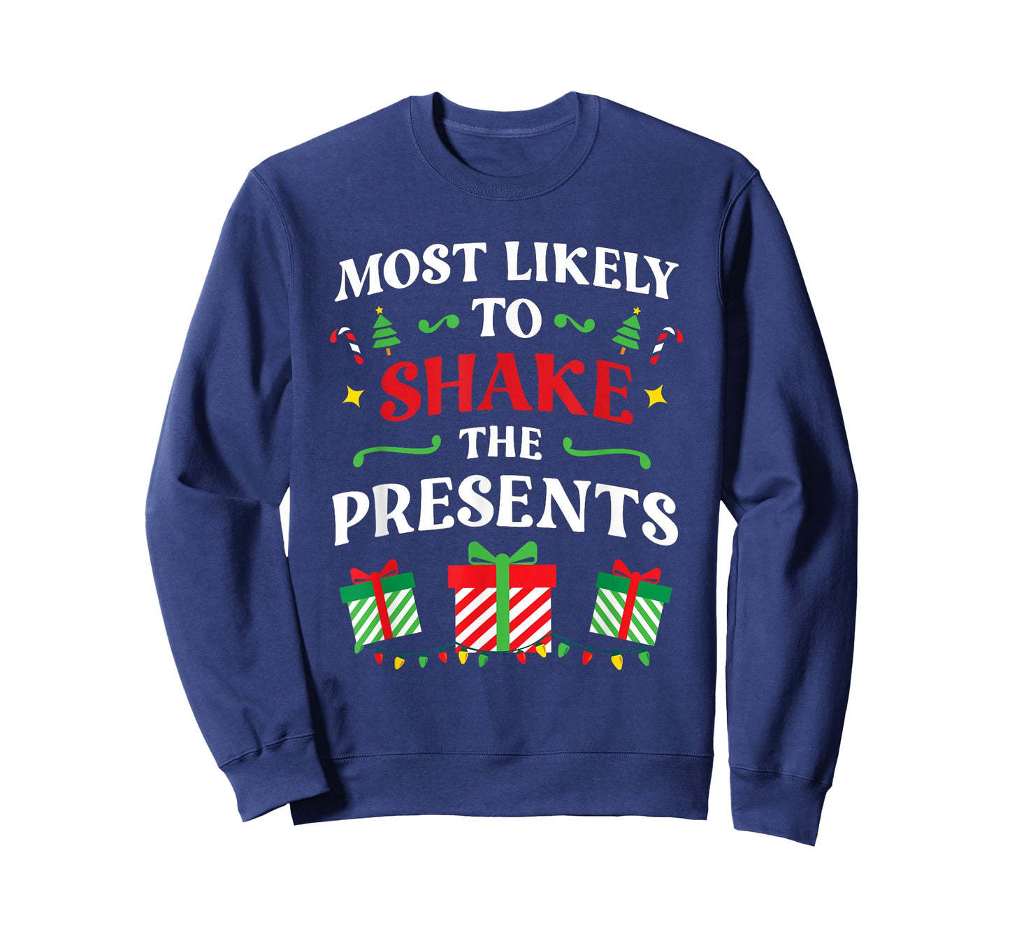 Most Likely To Shake The Presents Family Christmas Matching T-Shirt