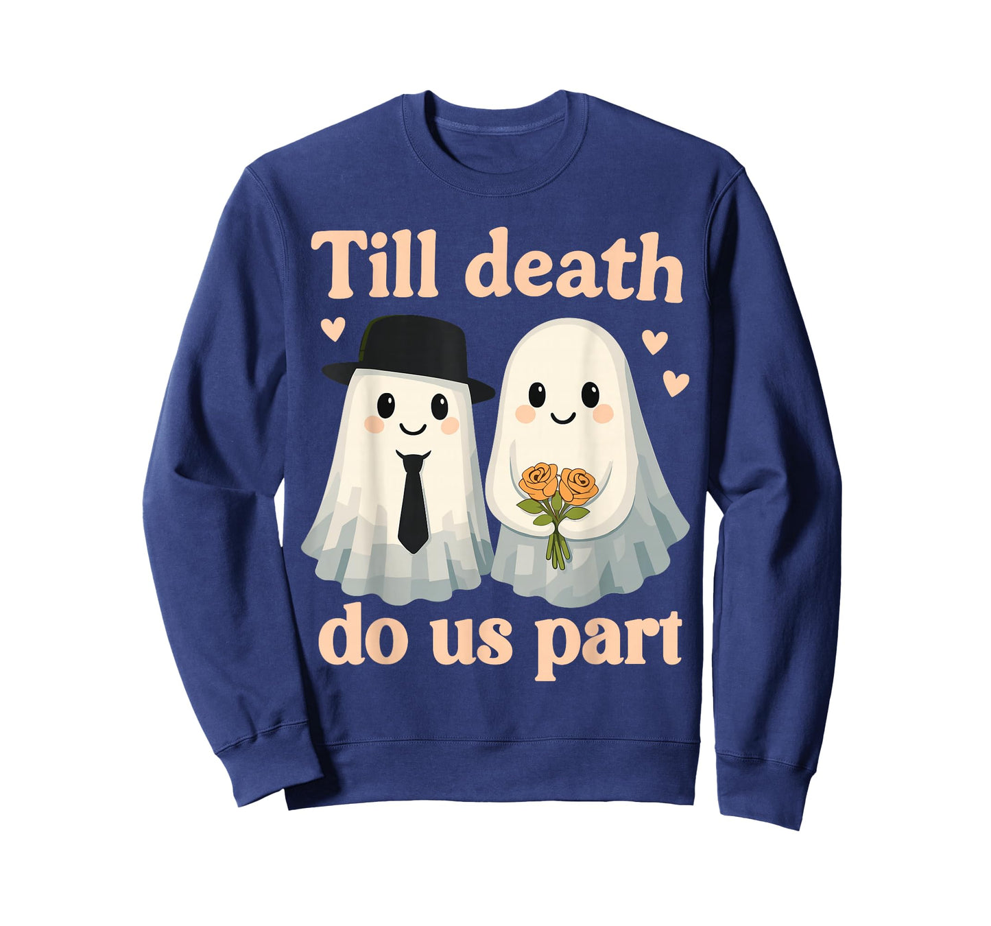 Till Death Do Us Part Groom Shirt, Fun Ghosts Gothic Wedding T-Shirt