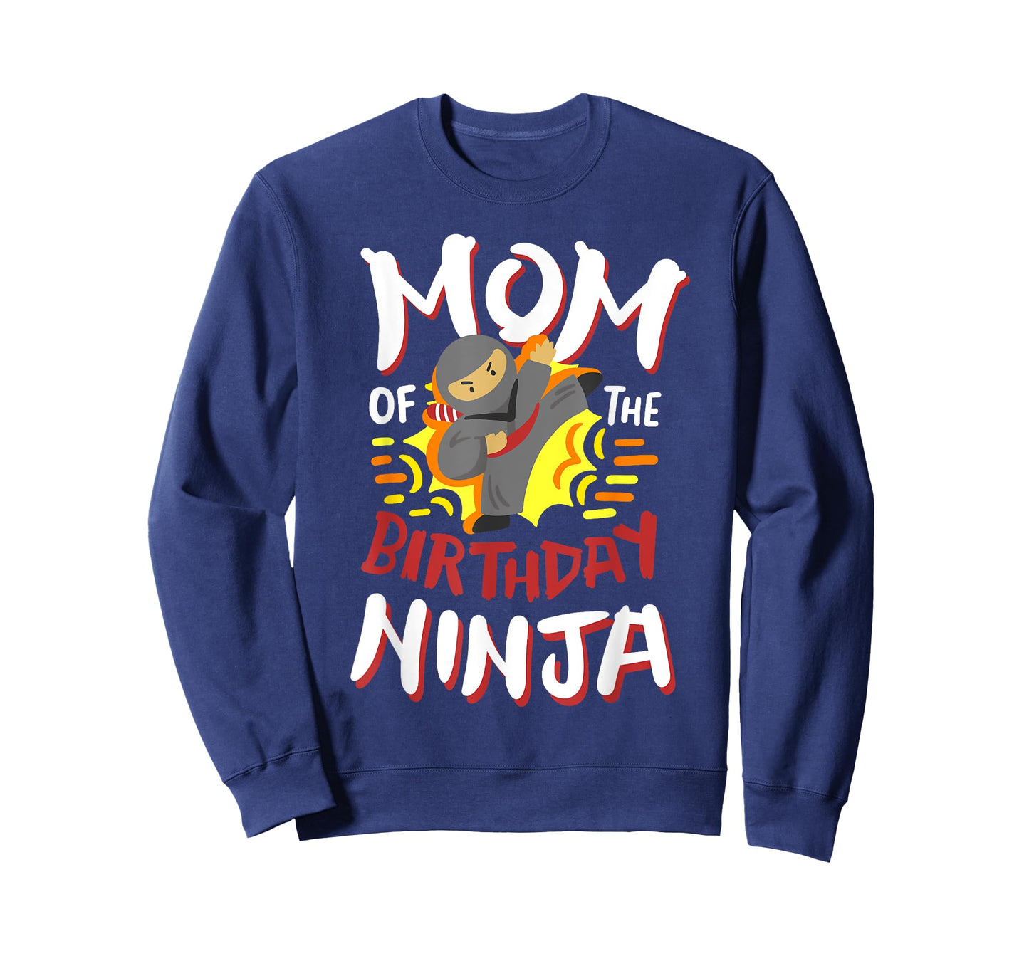 Mom Of The Birthday Ninja Karate Kids Bday Party Family T-Shirt