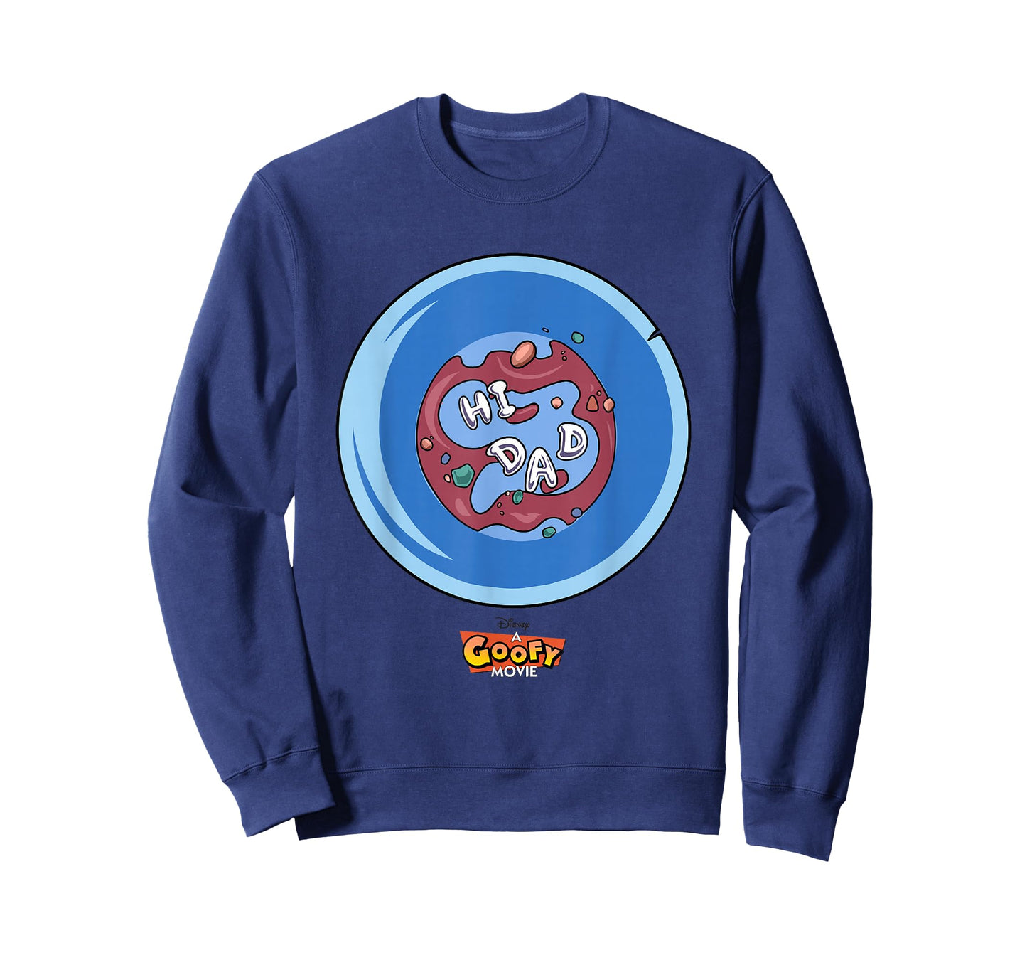Disney A Goofy Movie Father's Day Hi Dad Big Chest Poster T-Shirt