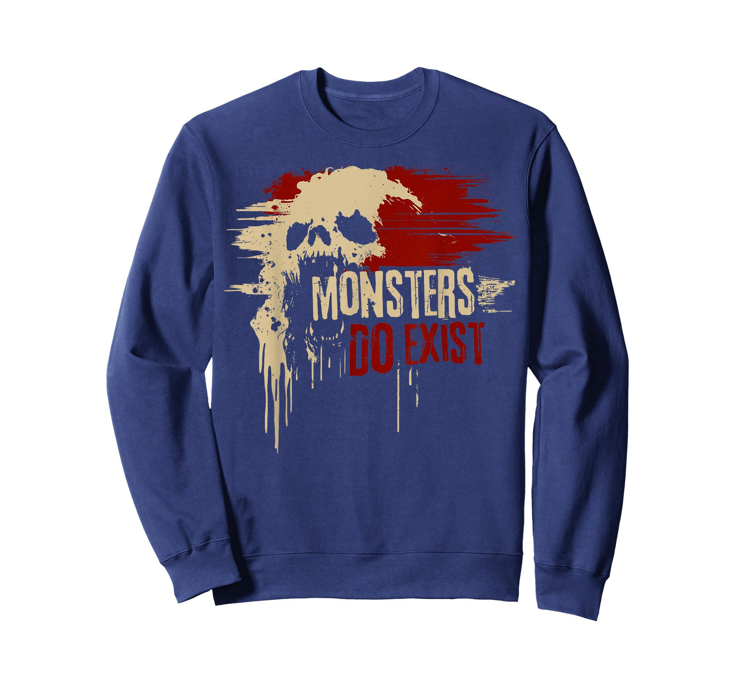 Monsters Do Exist Spooky Horror Gothic Graphic T-Shirt