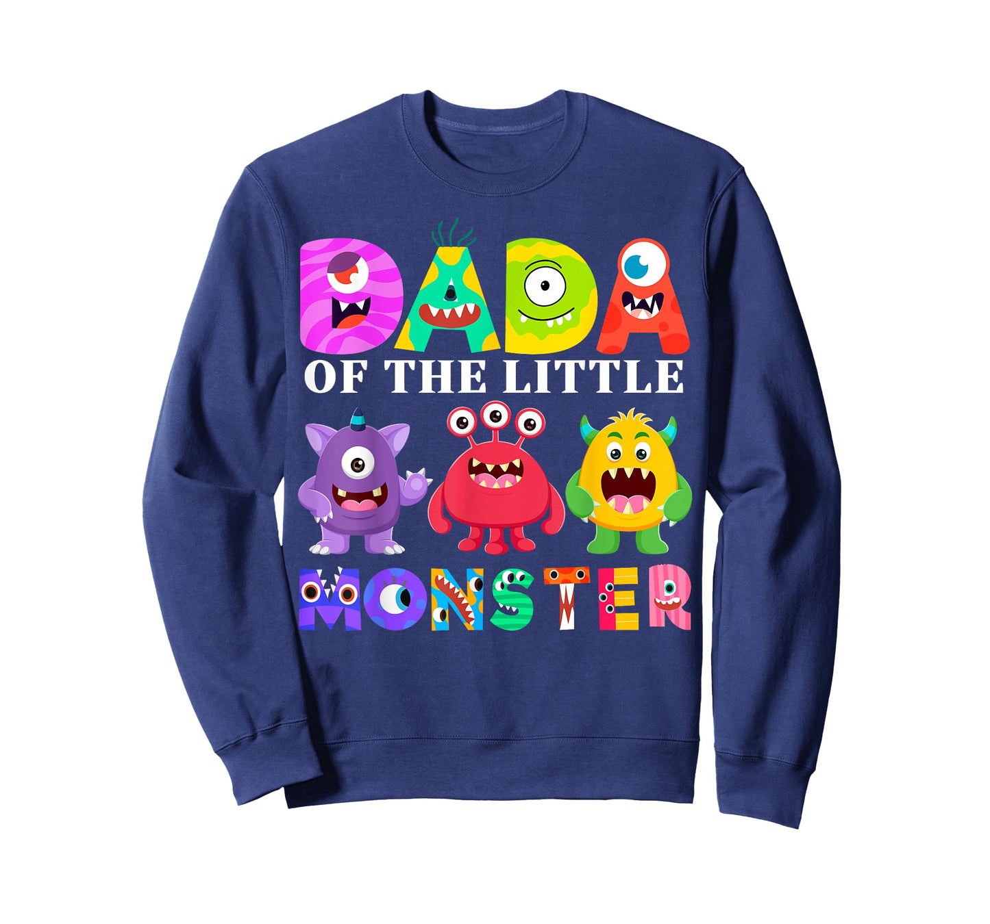 Dada Little Monster Kids 1st Birthday Party Family Monster T-Shirt