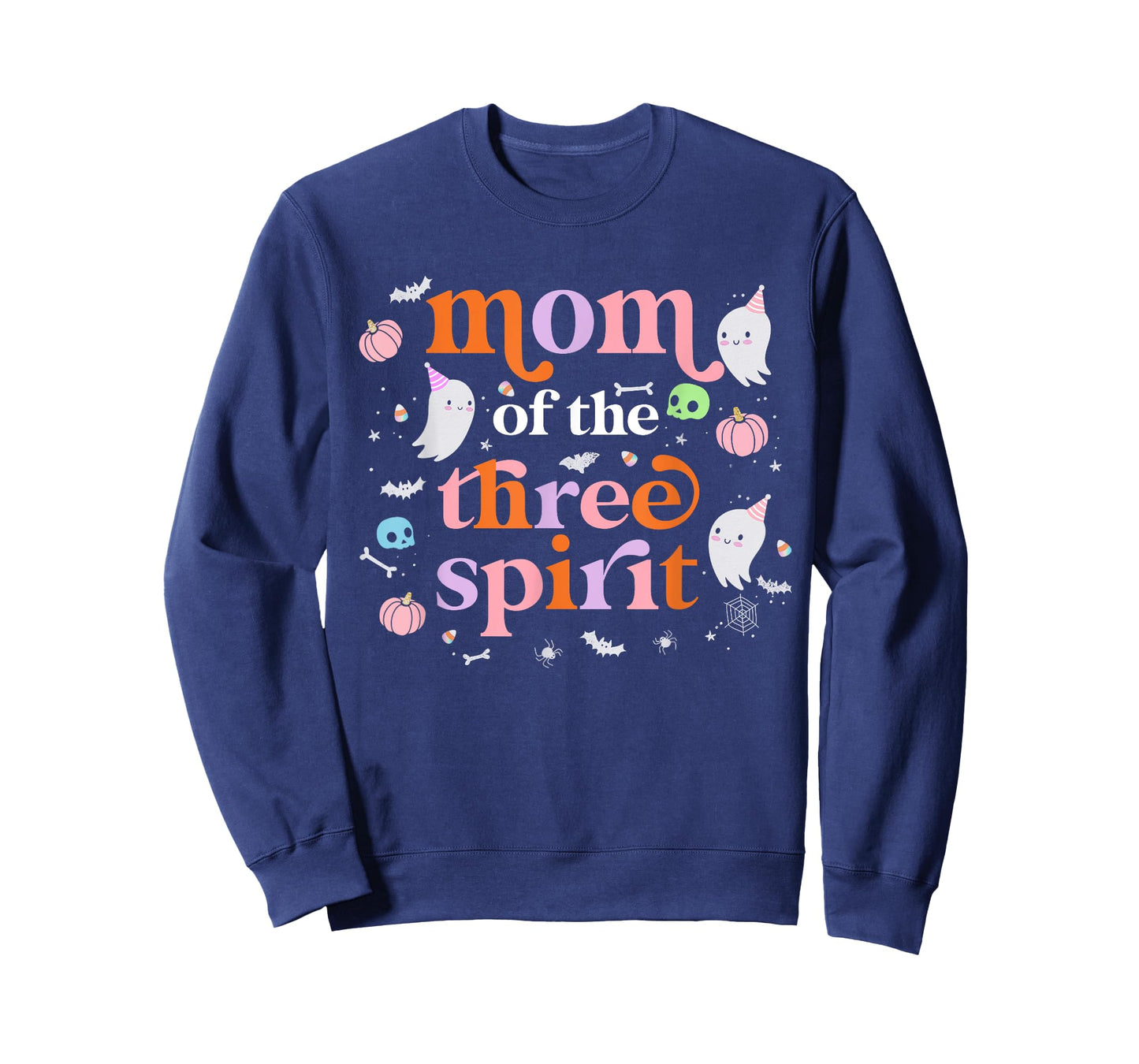 Mom of The Three Spirit Halloween 3rd Birthday Boy Ghost T-Shirt