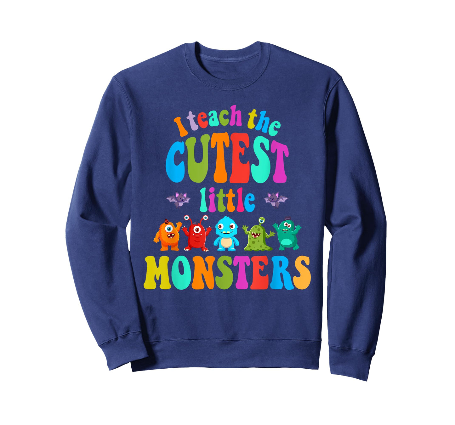 I Teach the Cute Little Monsters Halloween Costume T-Shirt for Men Women Kids
