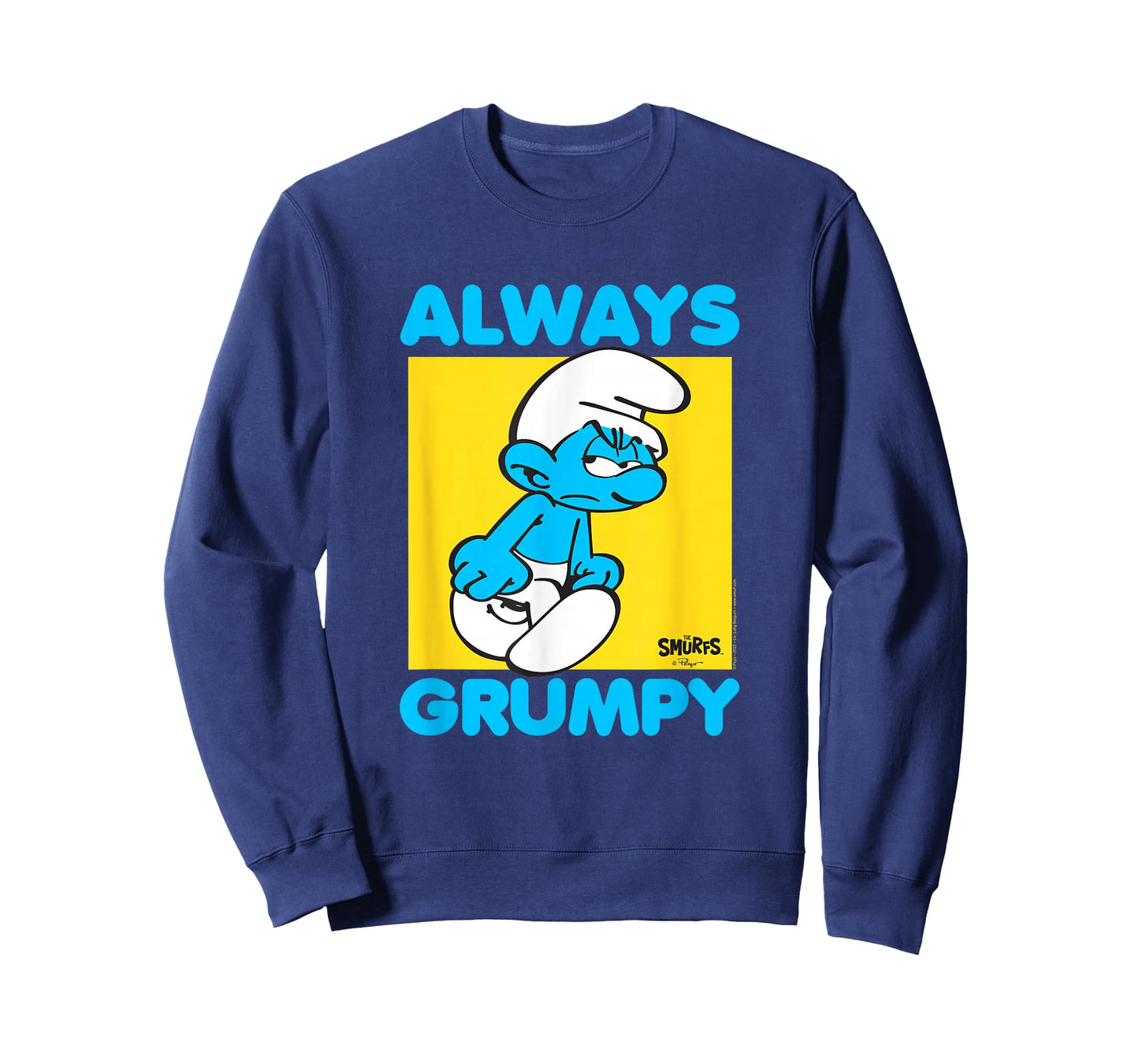 The Smurfs Always Grumpy Retro Cartoon T-Shirt