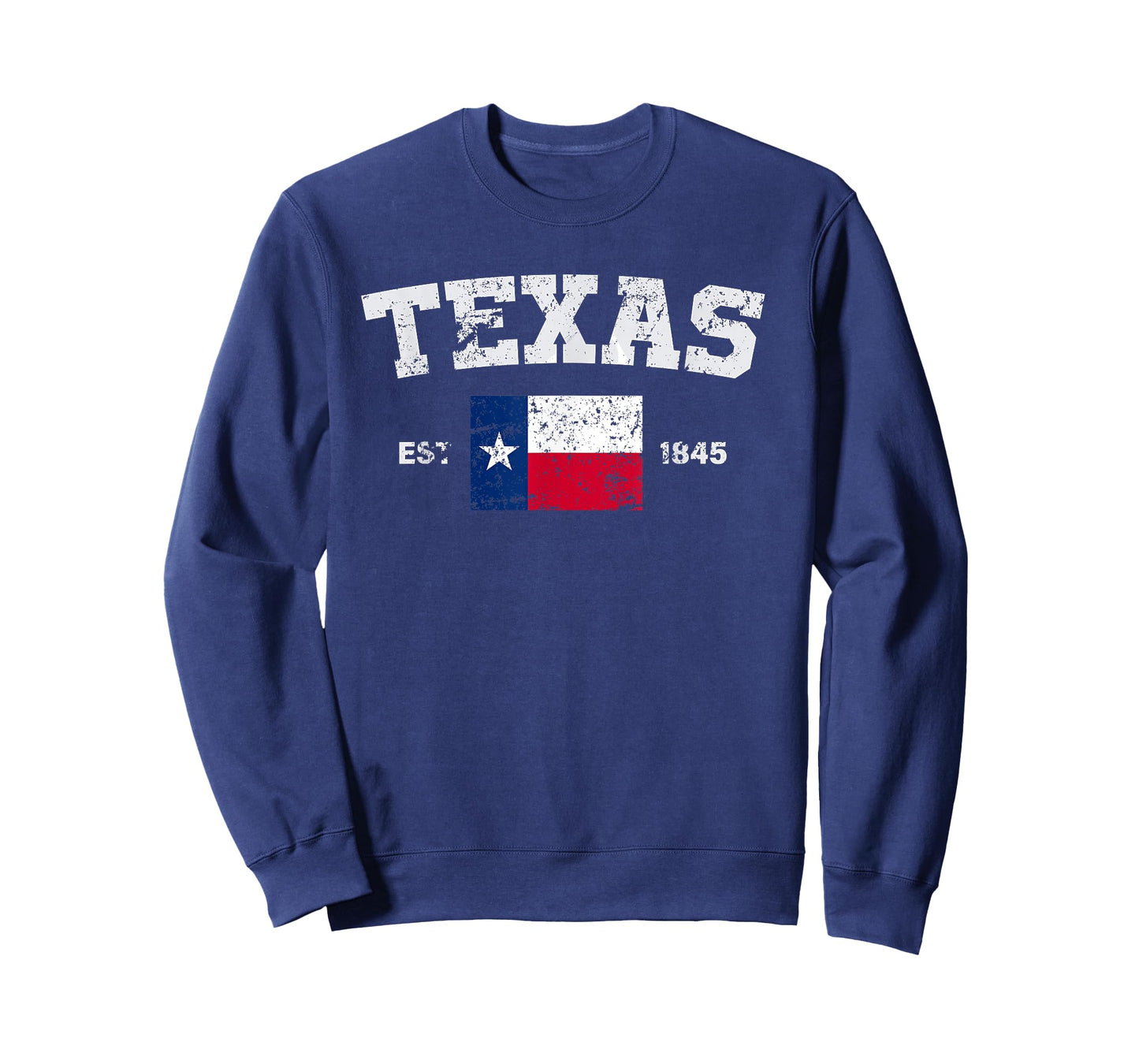 Texas Est. 1845 Texas Flag Cool Vintage Texan Tx Men Women T-Shirt