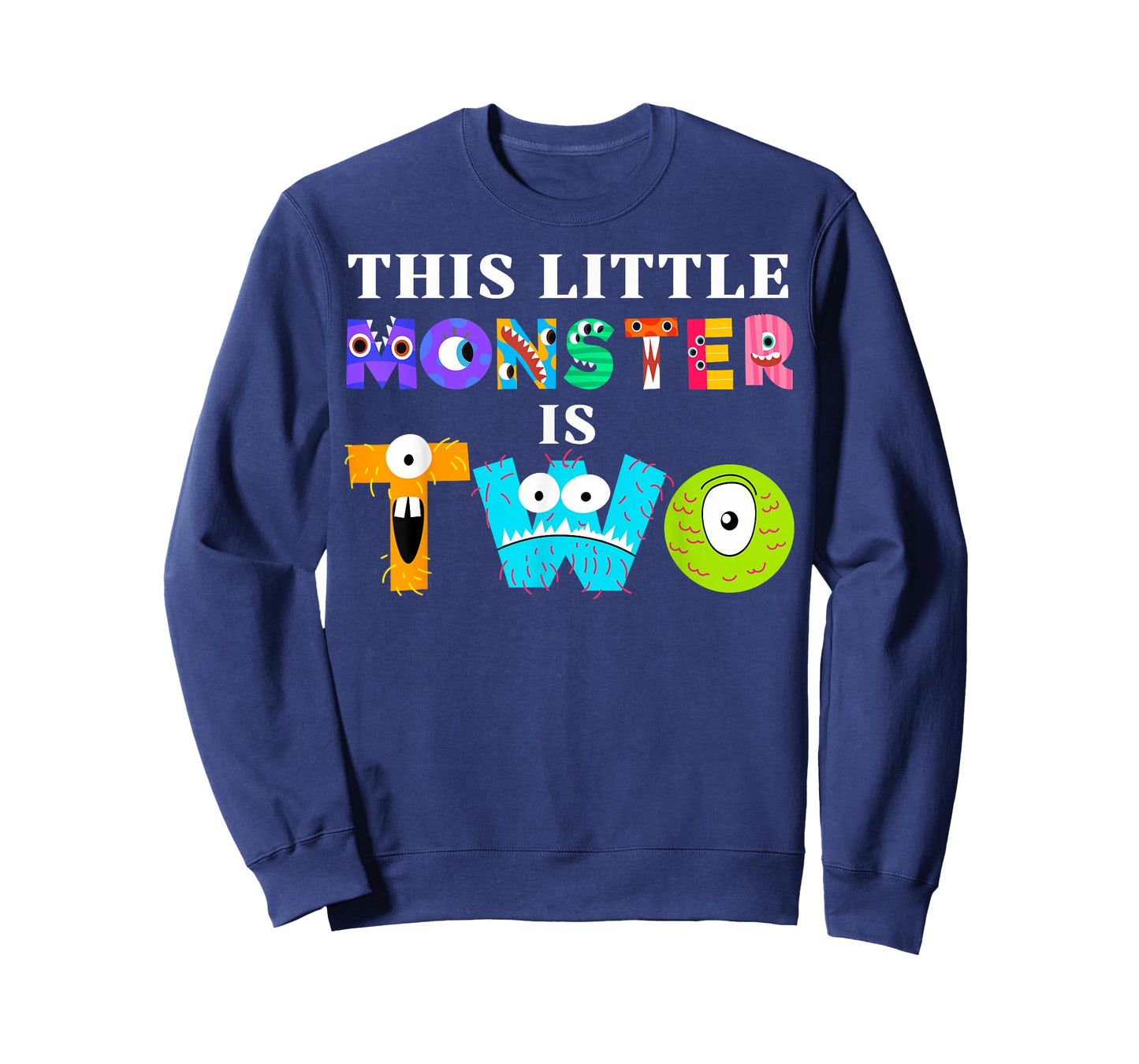 This Little Monster is Two 2nd Birthday Party Family Monster T-Shirt