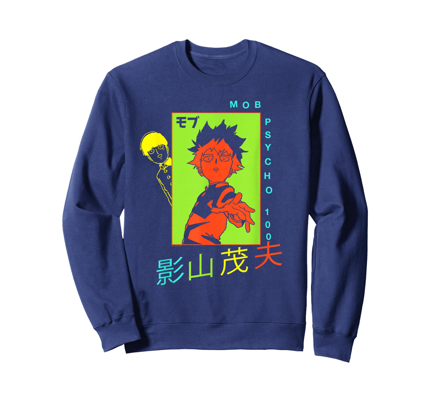 Mob Psycho 100 Neon Colors Collage Anime T-Shirt