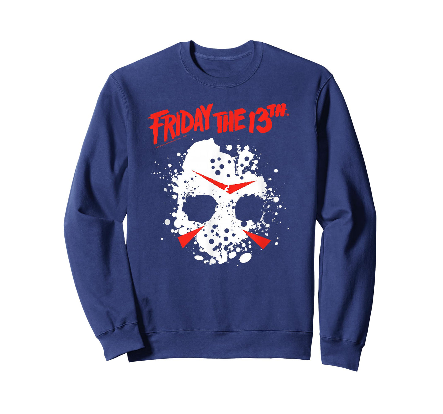Friday The 13th Abstract Mask with Logo Retro Horror Movie T-Shirt