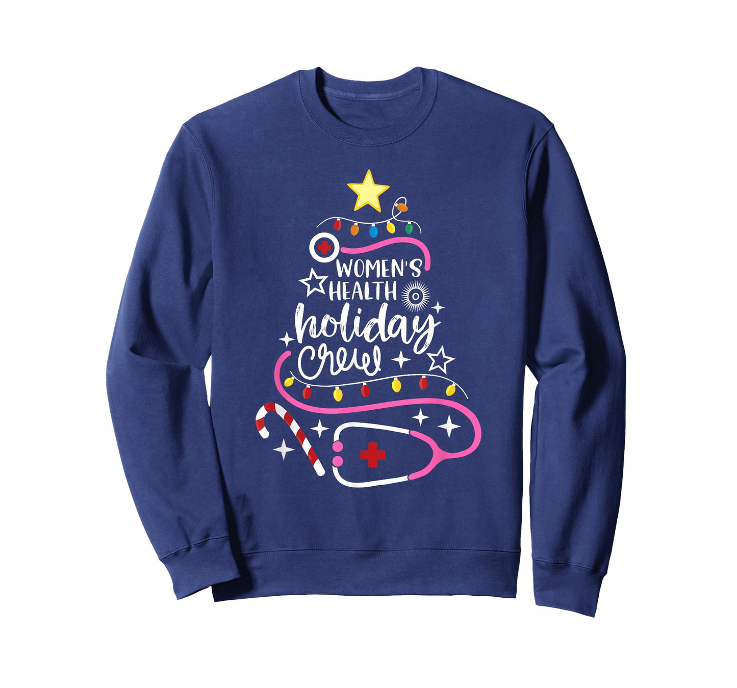 Women's Health Holiday Crew Xmas OB-GYN Nurse Secretary T-Shirt