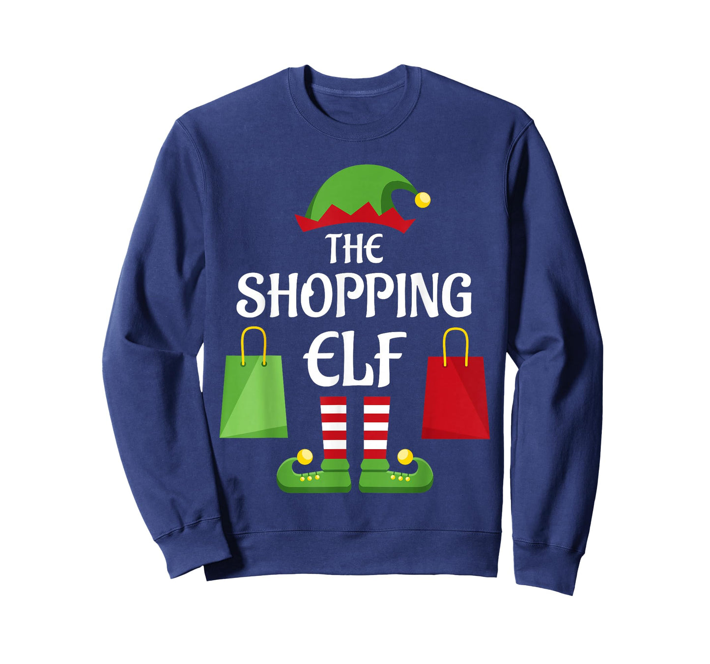 Shopping Elf Family Matching Group Christmas Shopper T-Shirt