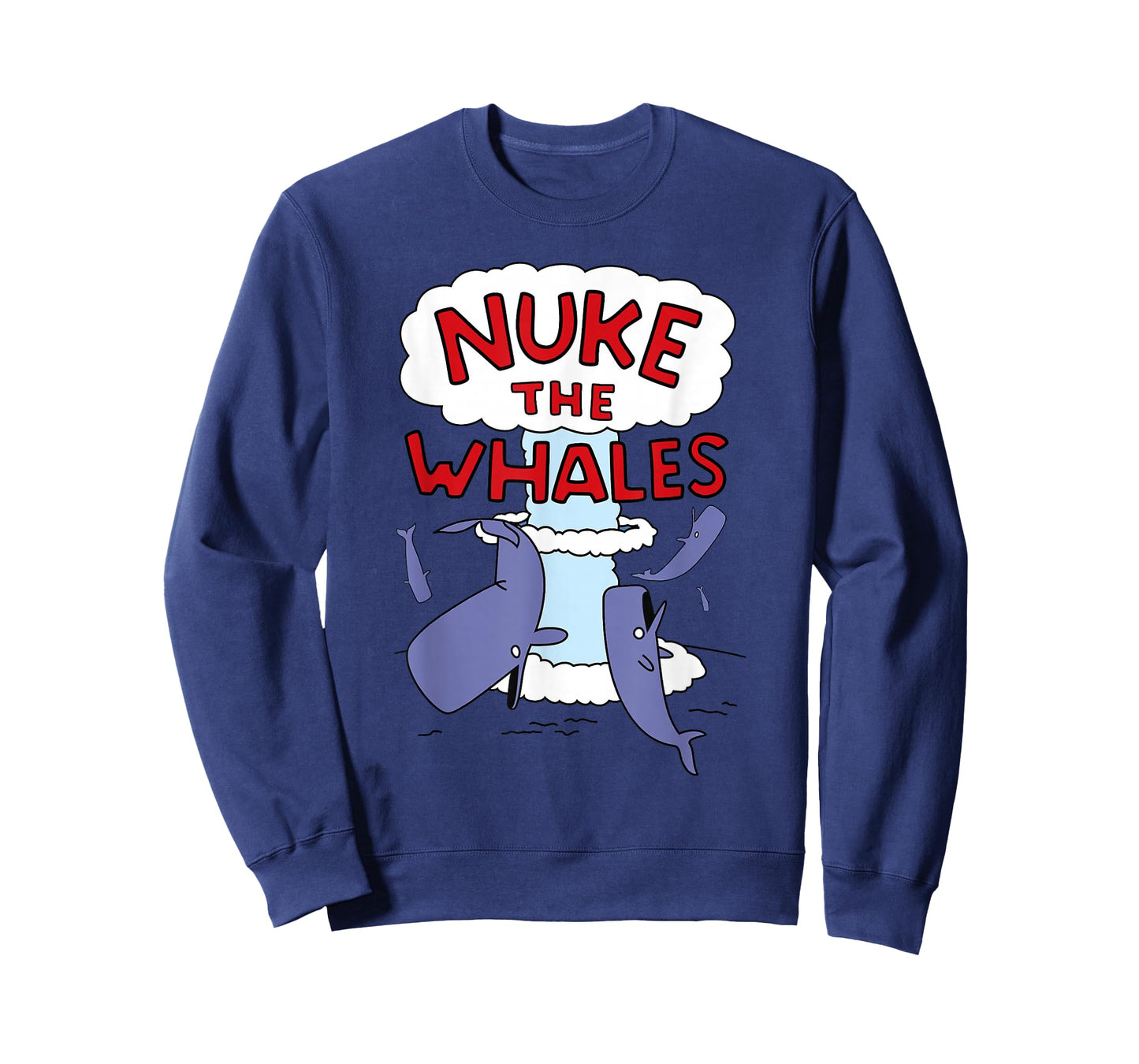 Nuke The Whales Lisa Nelson Design T-Shirt