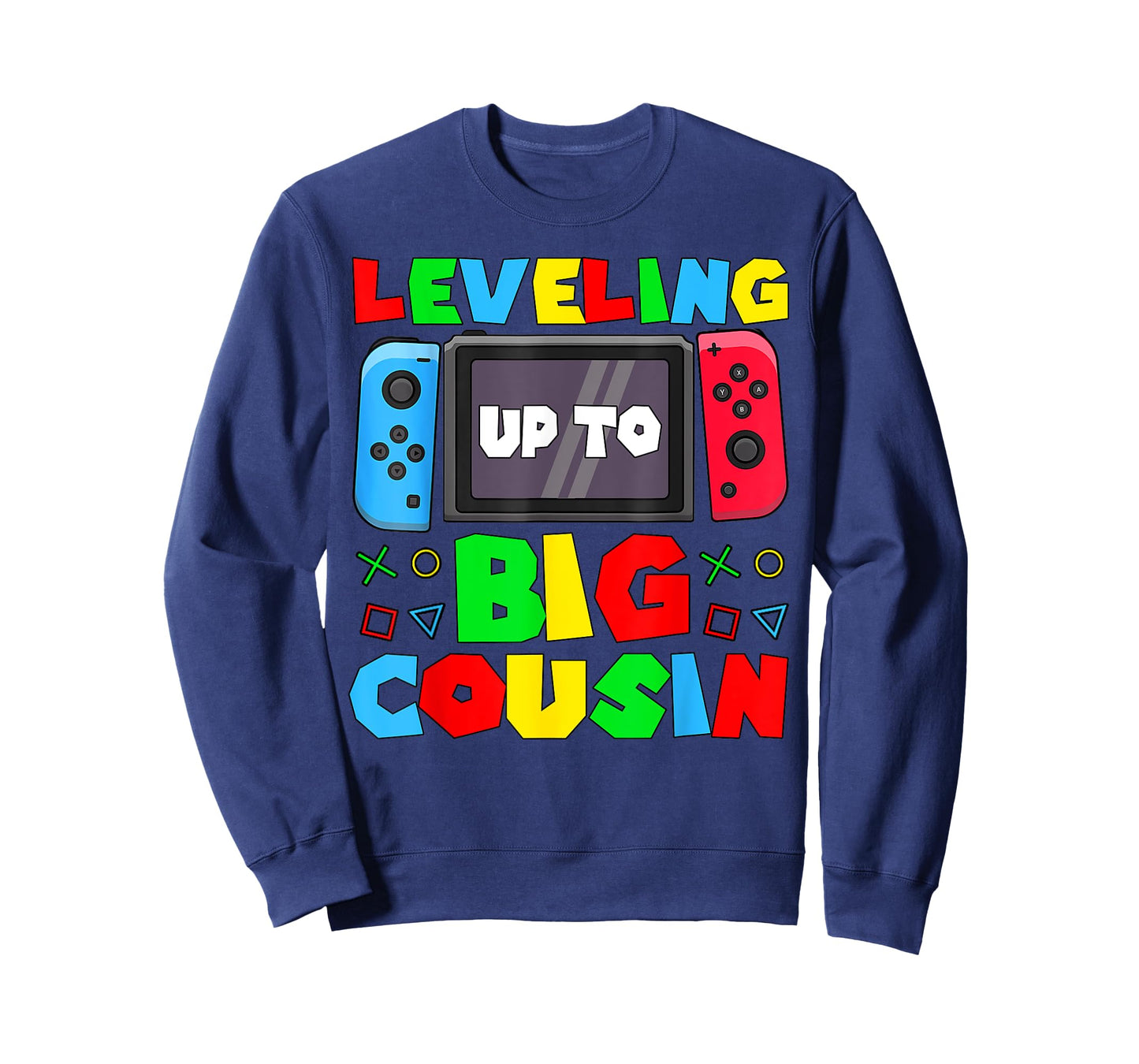 Leveling Up To Big Cousin Shirt Game Controller Kids Toddler T-Shirt