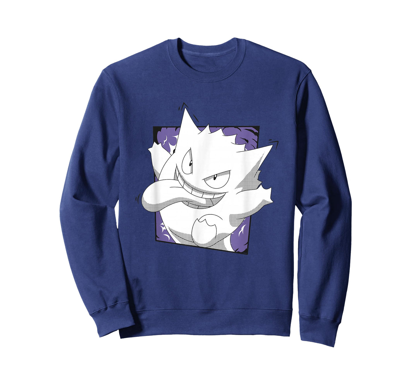 Pokémon Gengar Mischievous Face Tongue Out Vintage T-Shirt