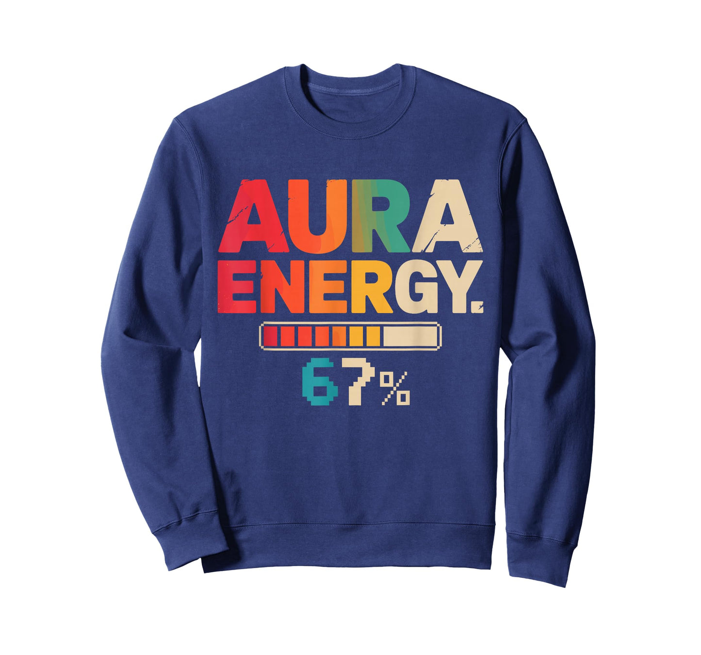 Aura Energy at 67 Six Seven Funny Gen Alpha Slang Meme T-Shirt