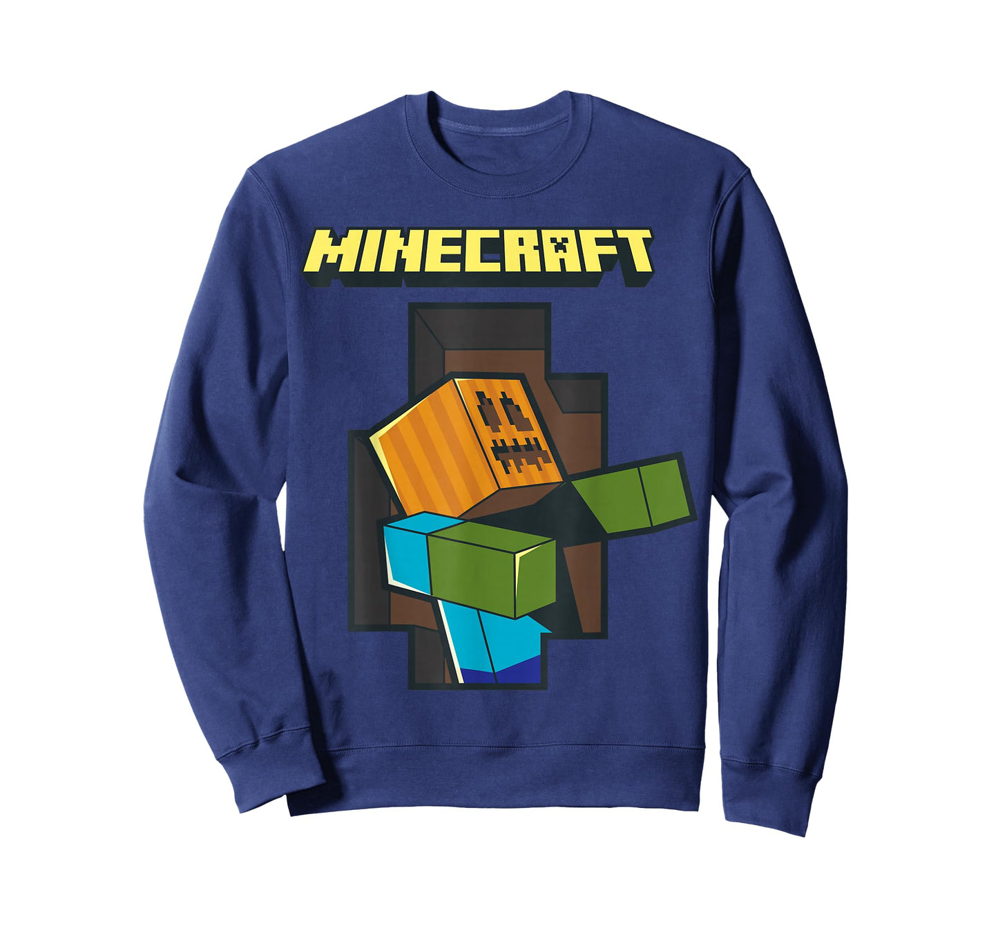 Minecraft Pumpkinhead Zombie Halloween T-Shirt