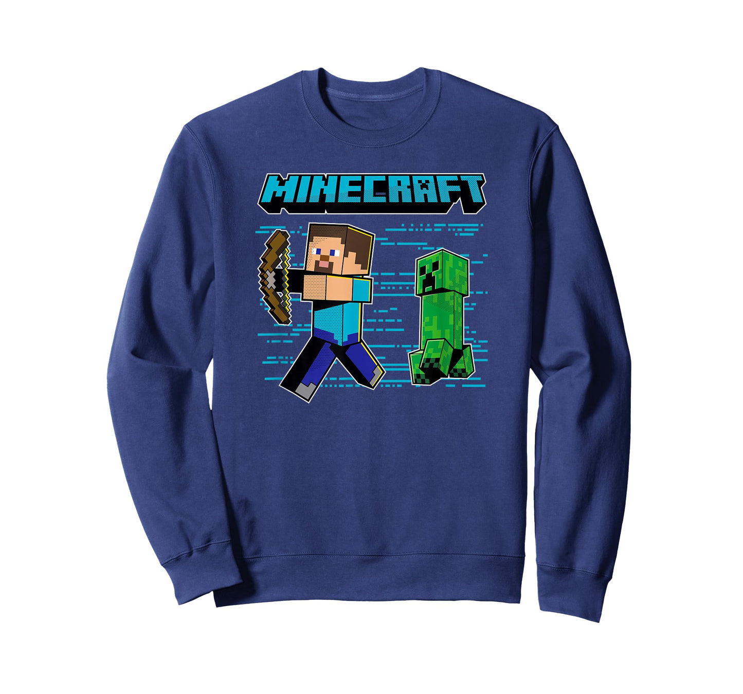 Minecraft Steve & Creeper Run Run Run T-Shirt