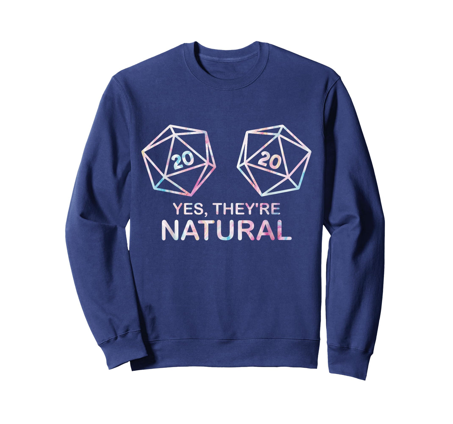 Yes, they're Natural 20 d20 dice funny RPG gamer Men & Women T-Shirt