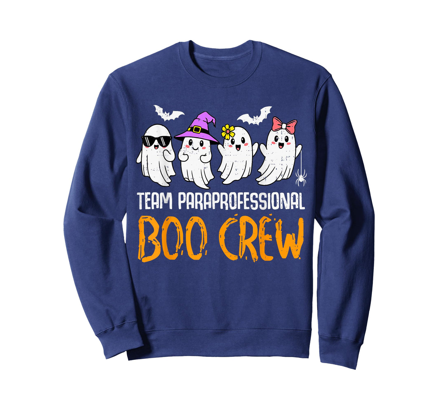Team Paraprofessional Boo Crew Ghost Halloween para Costume T-Shirt