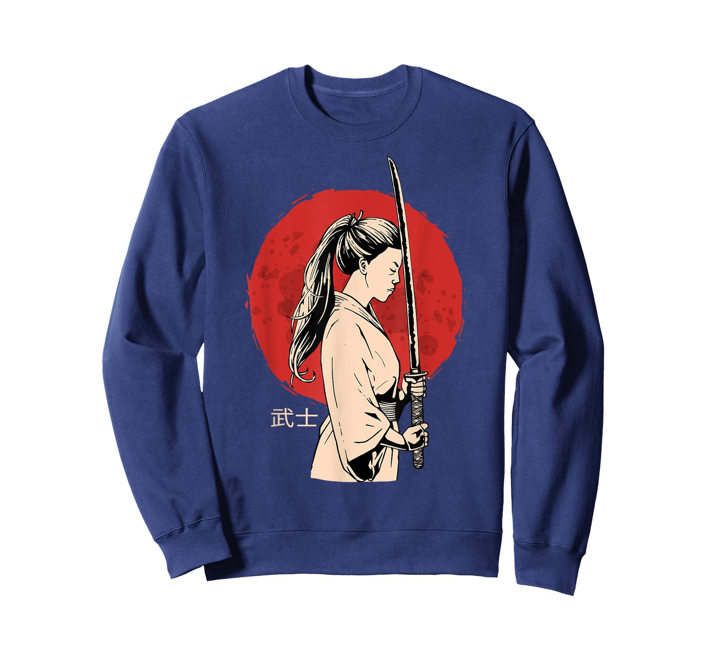 Ancient Japanese Geisha Samurai - Female Samurai - Katana T-Shirt