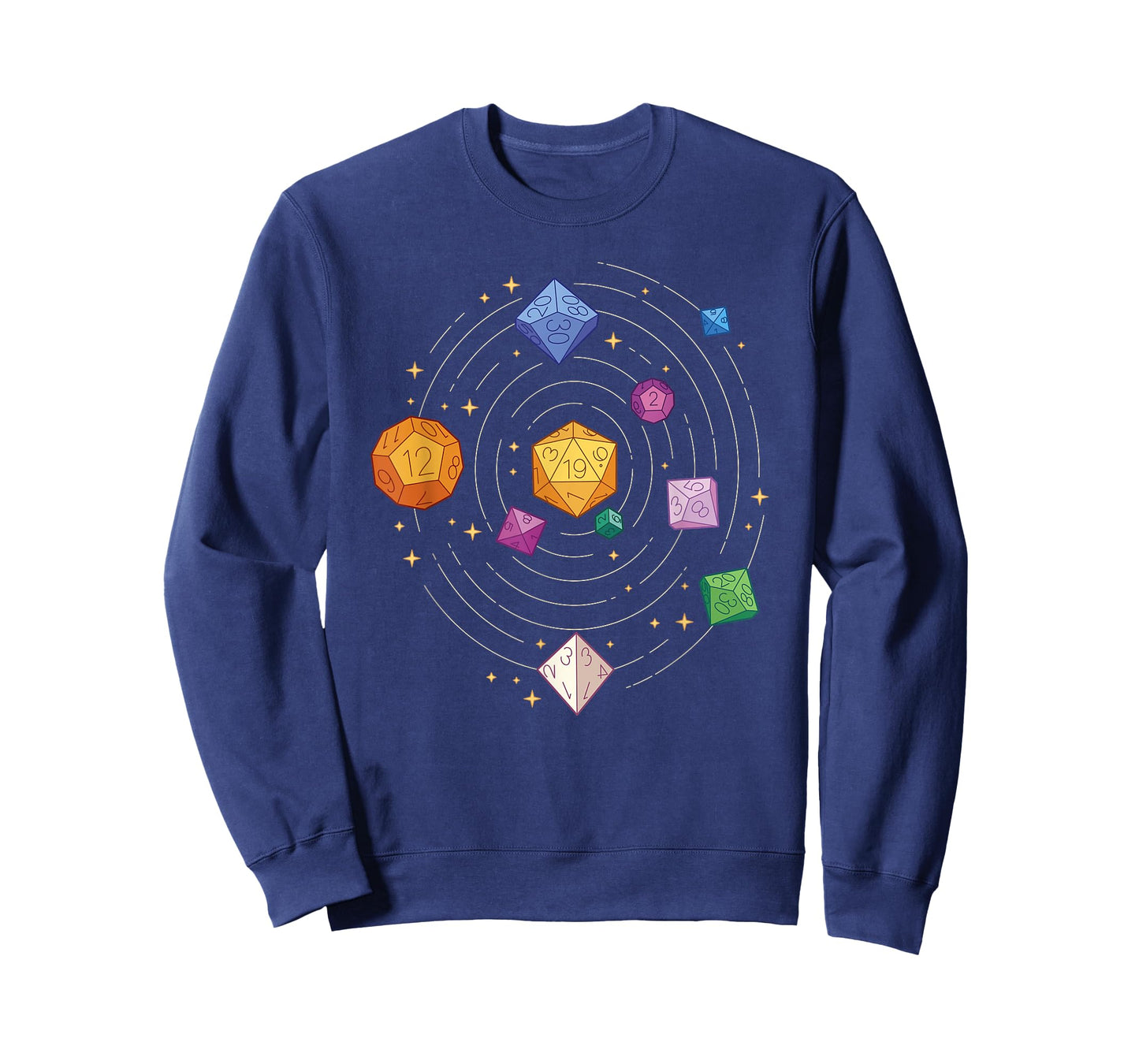Roleplaying Games, Rotating Dice in Space RPG T-Shirt