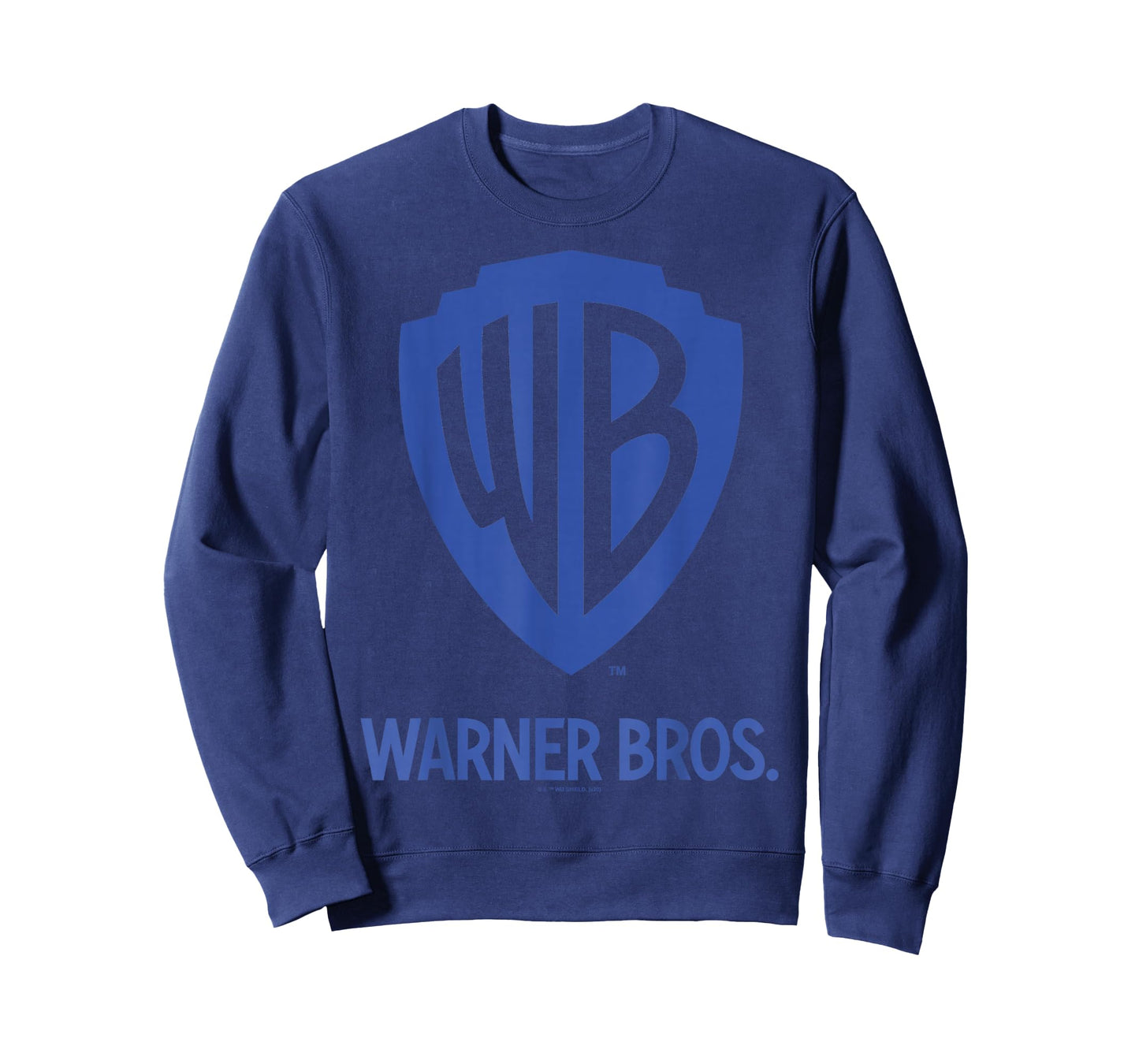 Warner Brothers WB Blue Logo T-Shirt Small