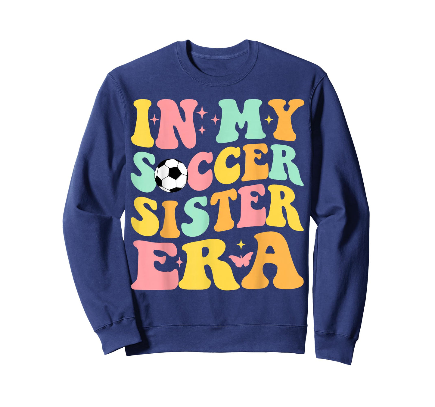 Groovy In My Soccer Sister Era Soccer Lover Fan Sports T-Shirt