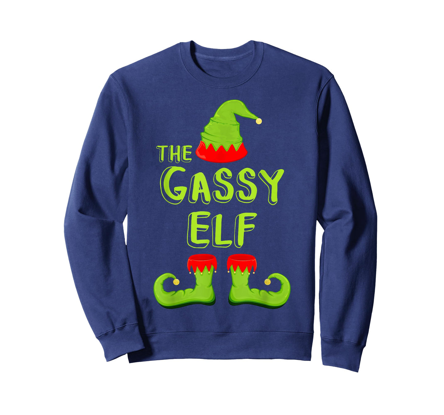 The Gassy Elf T-Shirt Matching Christmas Elf Shirt T-Shirt