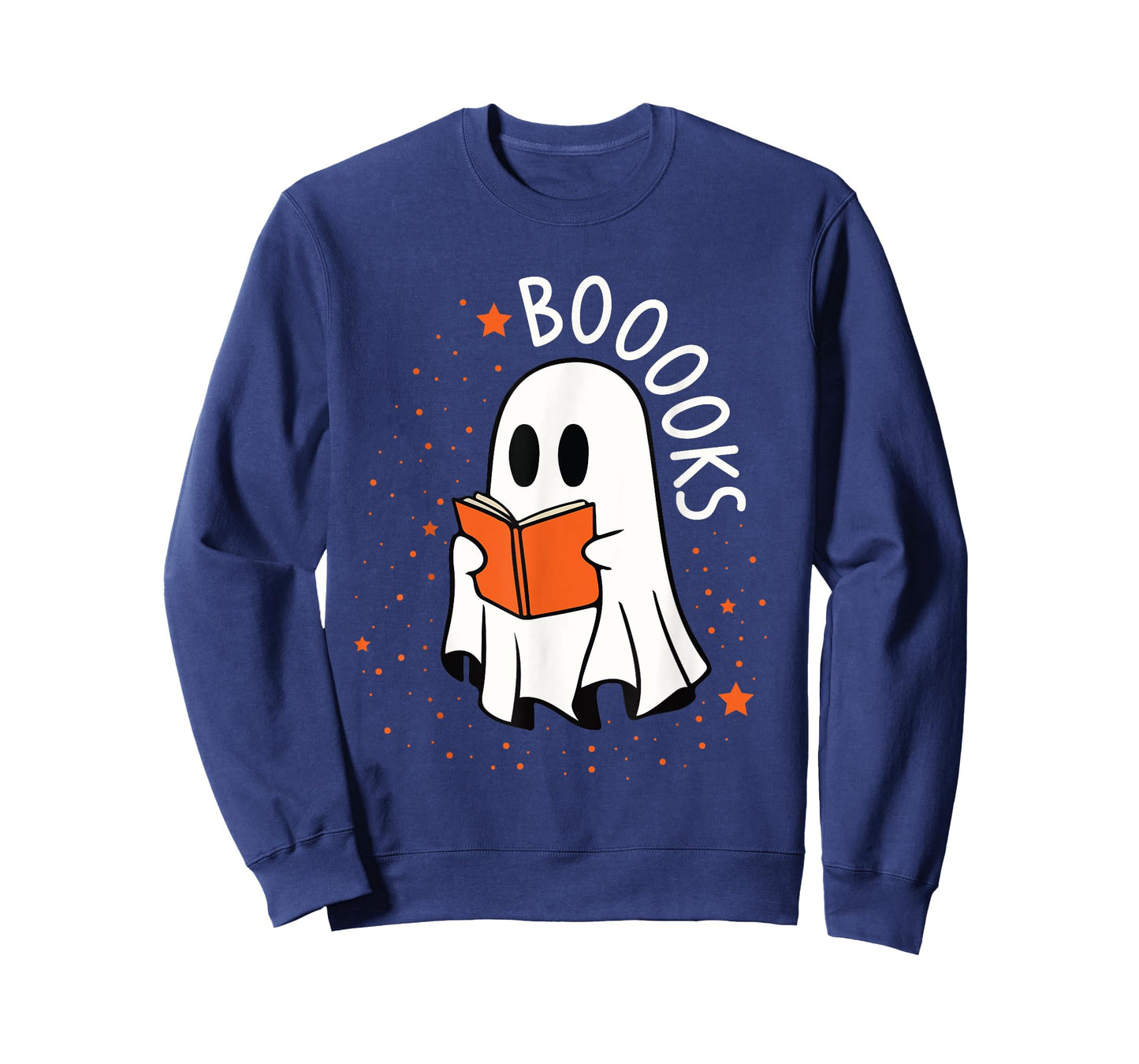 Ghost Reading Books Boooks Halloween Teacher Boook T-Shirt for Men Women Kids