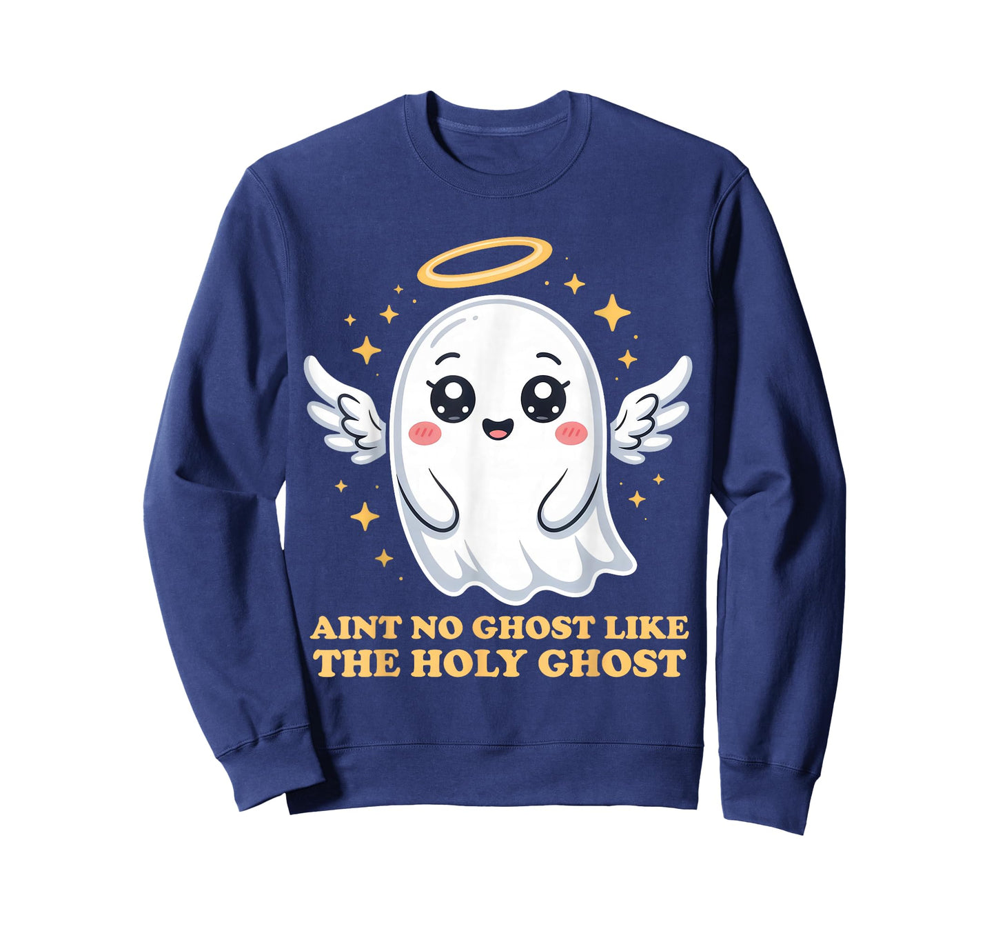 Halloween Ain't No Ghost Like The Holy Ghost Angel Halo T-Shirt